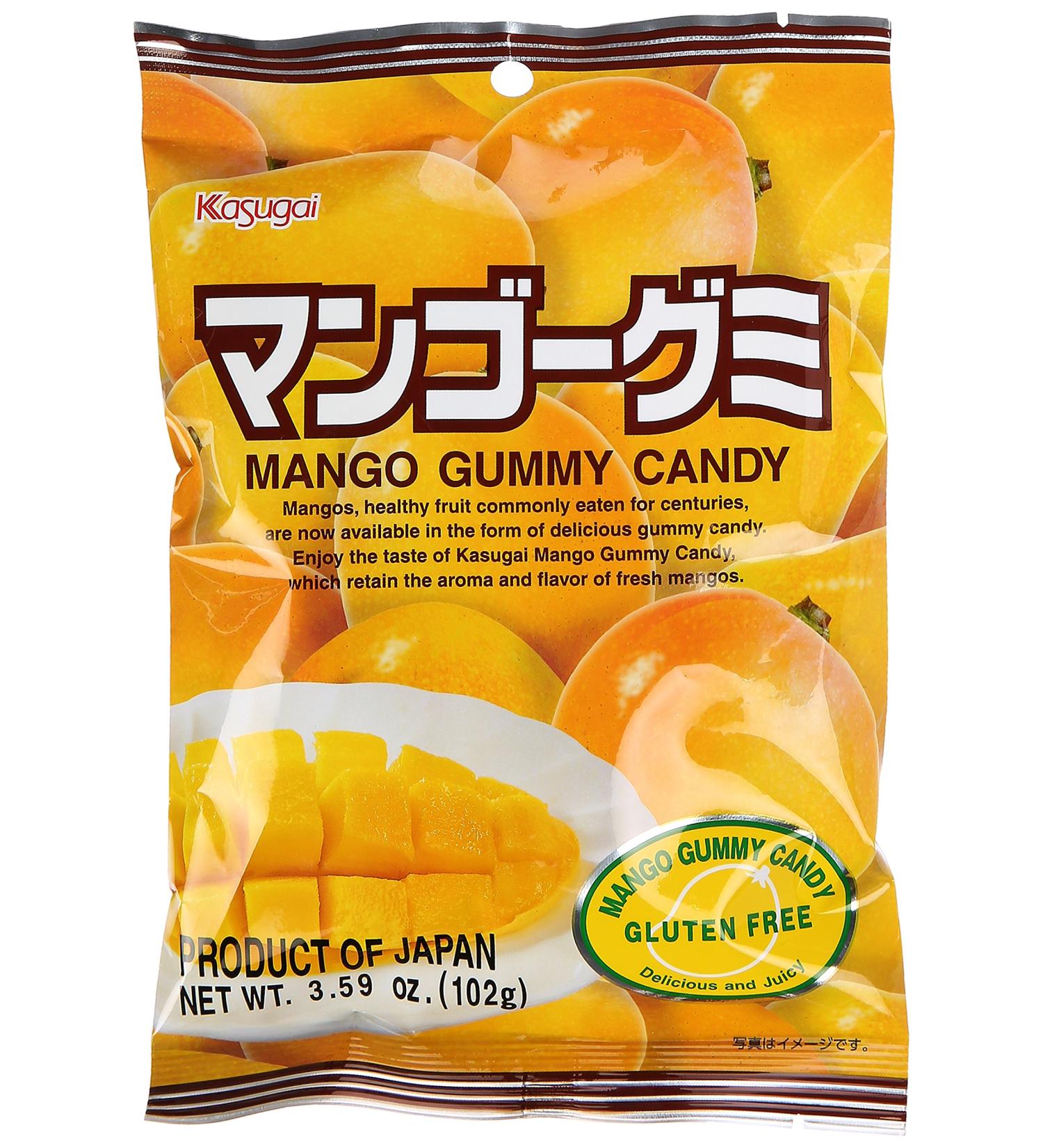 Kasugai Frutia Mango Gummy Candy 102g - Buy Online on GoSupps.com