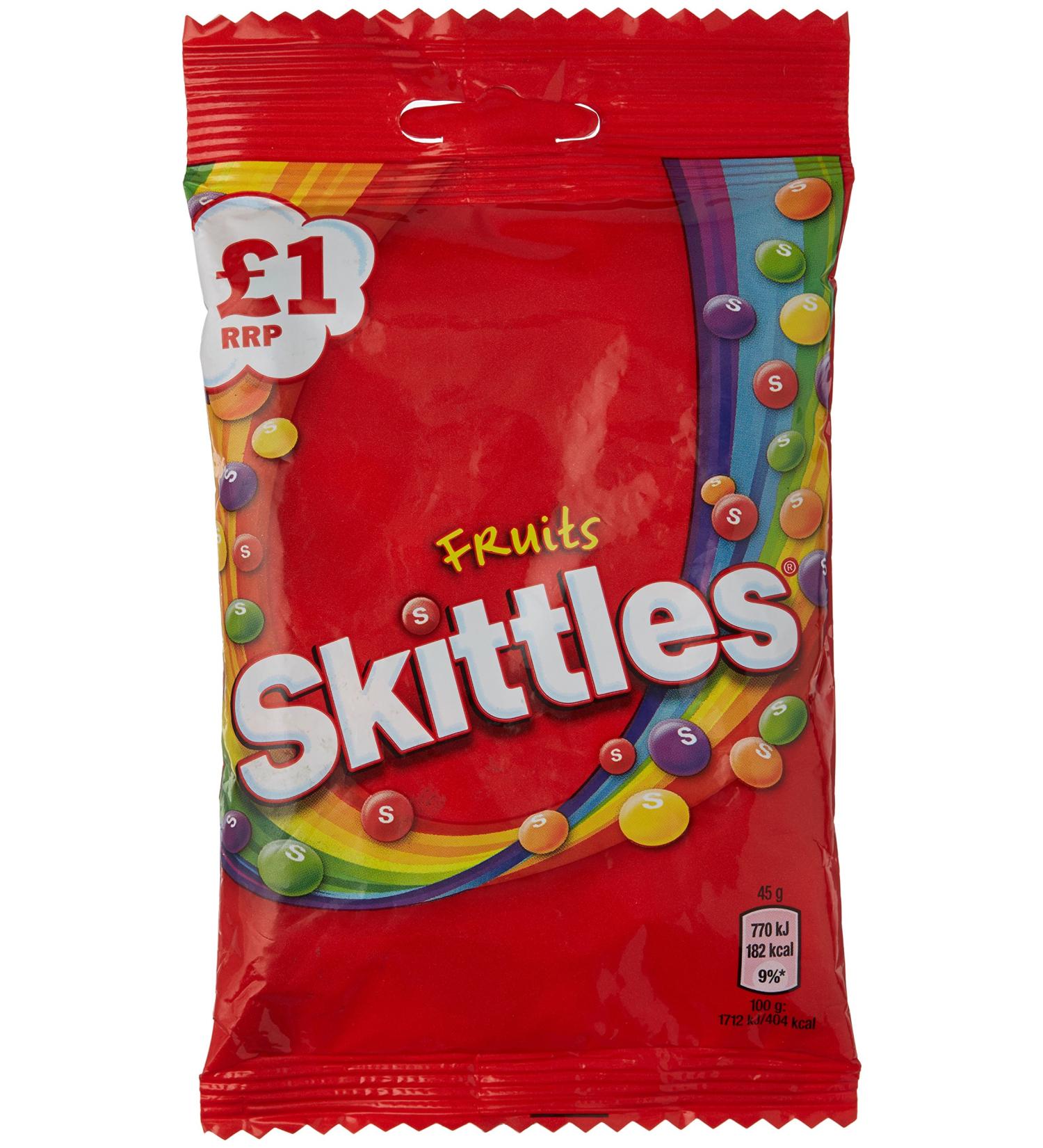  Skittles Skittles 125g fruit bag - Buy Online on GoSupps.com