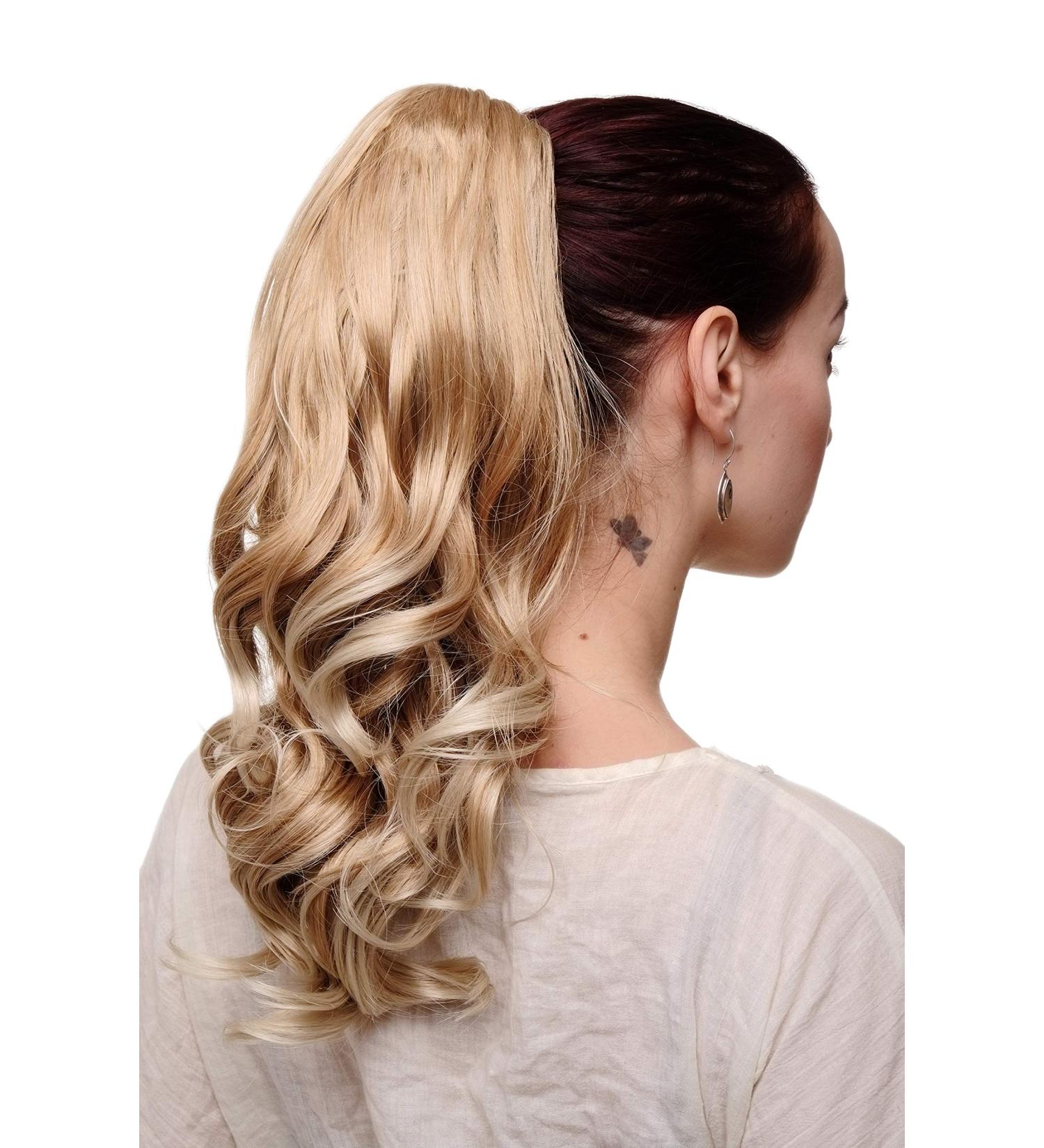 WIG ME UP Hairpiece Braid Ponytail Butterfly Clip - Blonde Mix Wavy - SDM13045-16TKB88 - International Shipping Available - Buy Online on GoSupps.com