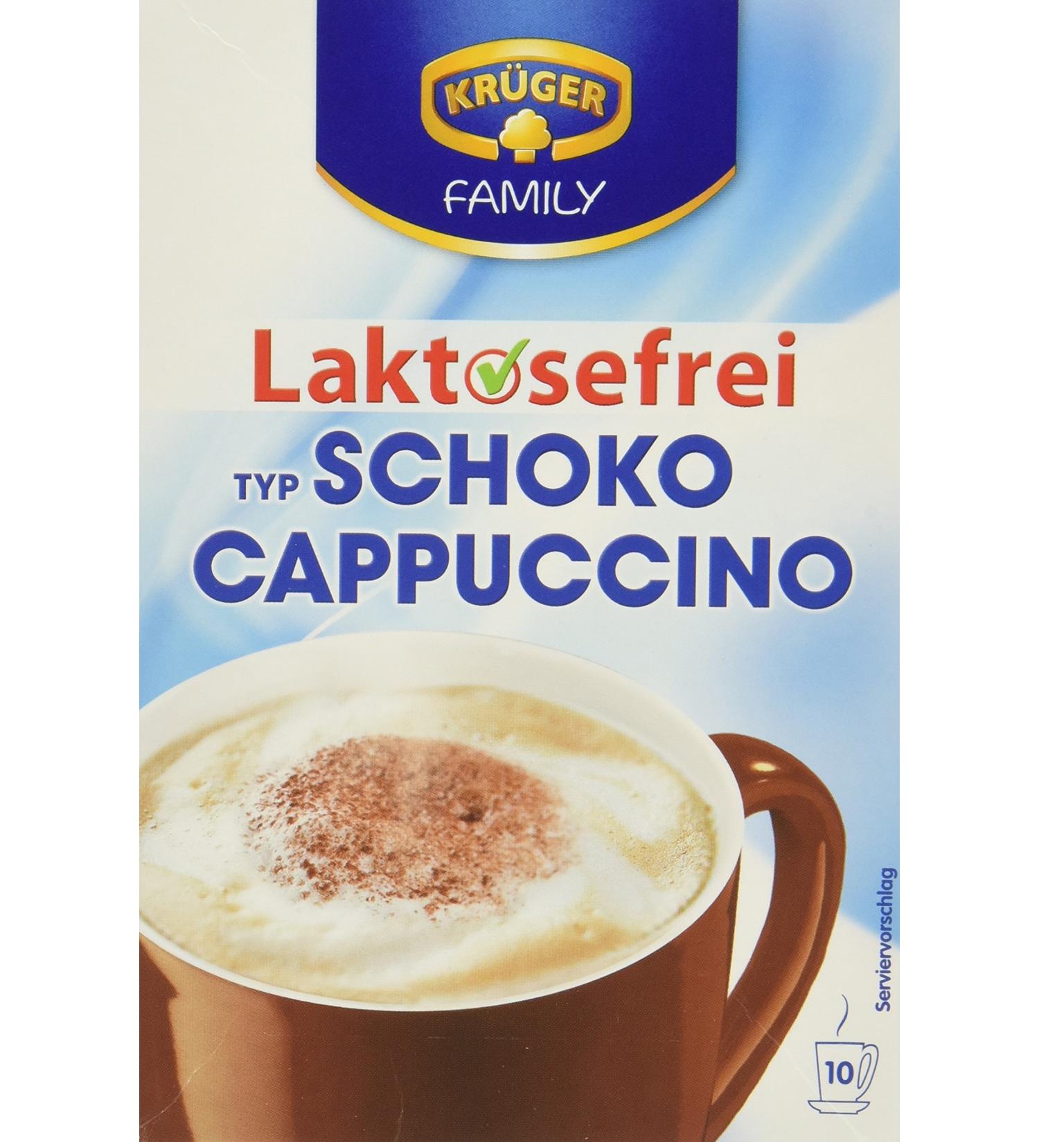 Buy KR GER Lactose-Free Cappuccino Chocolate (Pack of 4) - 40 Sachets Online | Best International Shipping - Buy Online on GoSupps.com