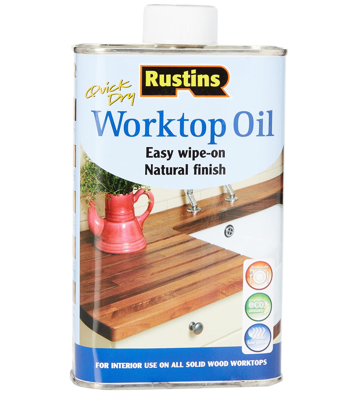 500ml Quick Dry Worktop Oil | Fast Absorbing Protection for Wood Surfaces - International Shipping Available - Buy Online on GoSupps.com