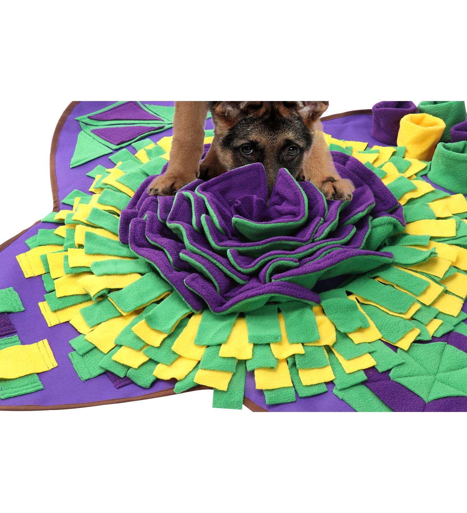 Lululun Snuffle Mat: Interactive Dog Puzzle Toy for Natural Foraging & Stress Relief - Buy Online on GoSupps.com