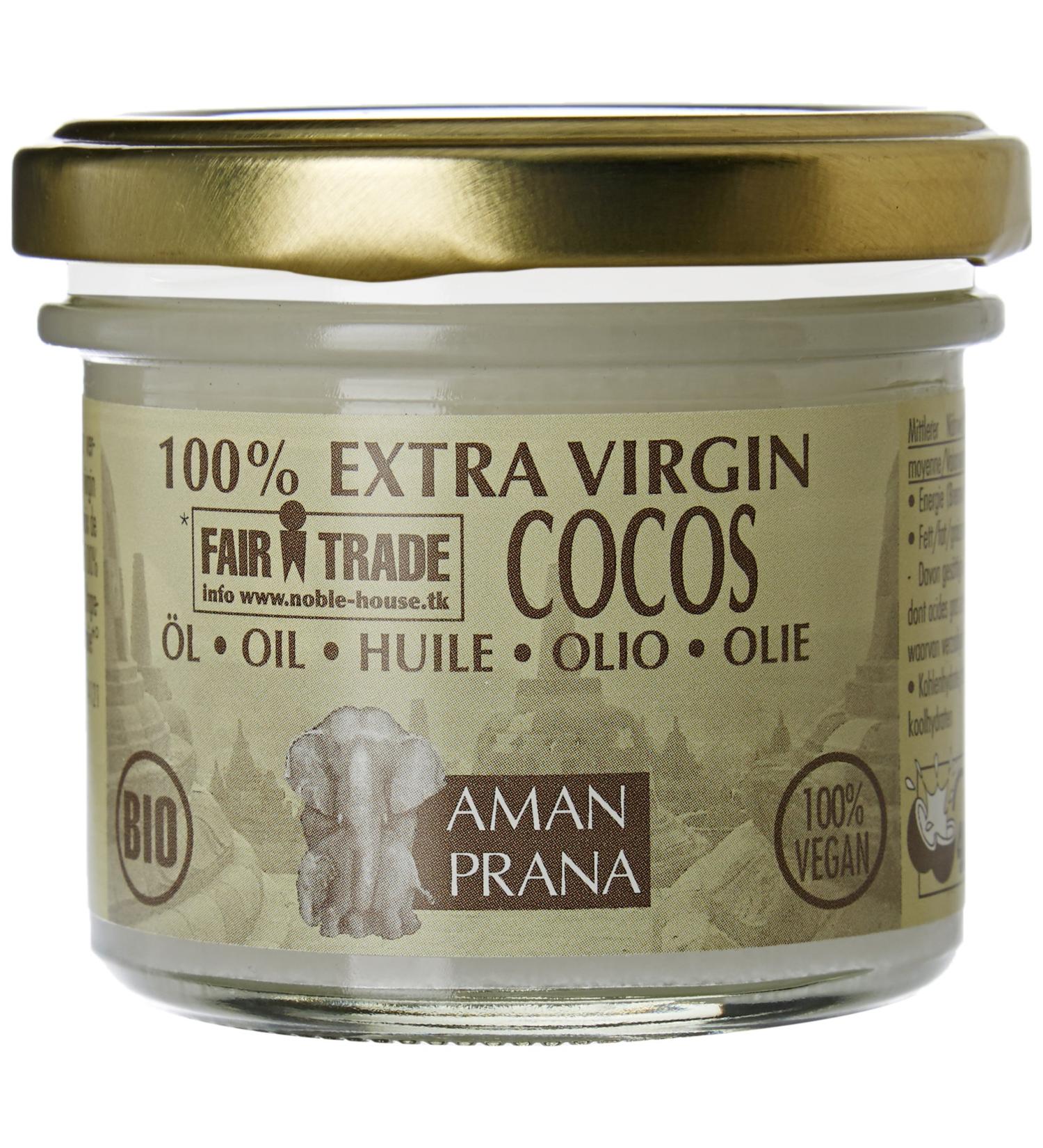 Amanprana 100% Extra Virgin Coconut Oil 100 ml - Pack of 3 - Buy Online on GoSupps.com