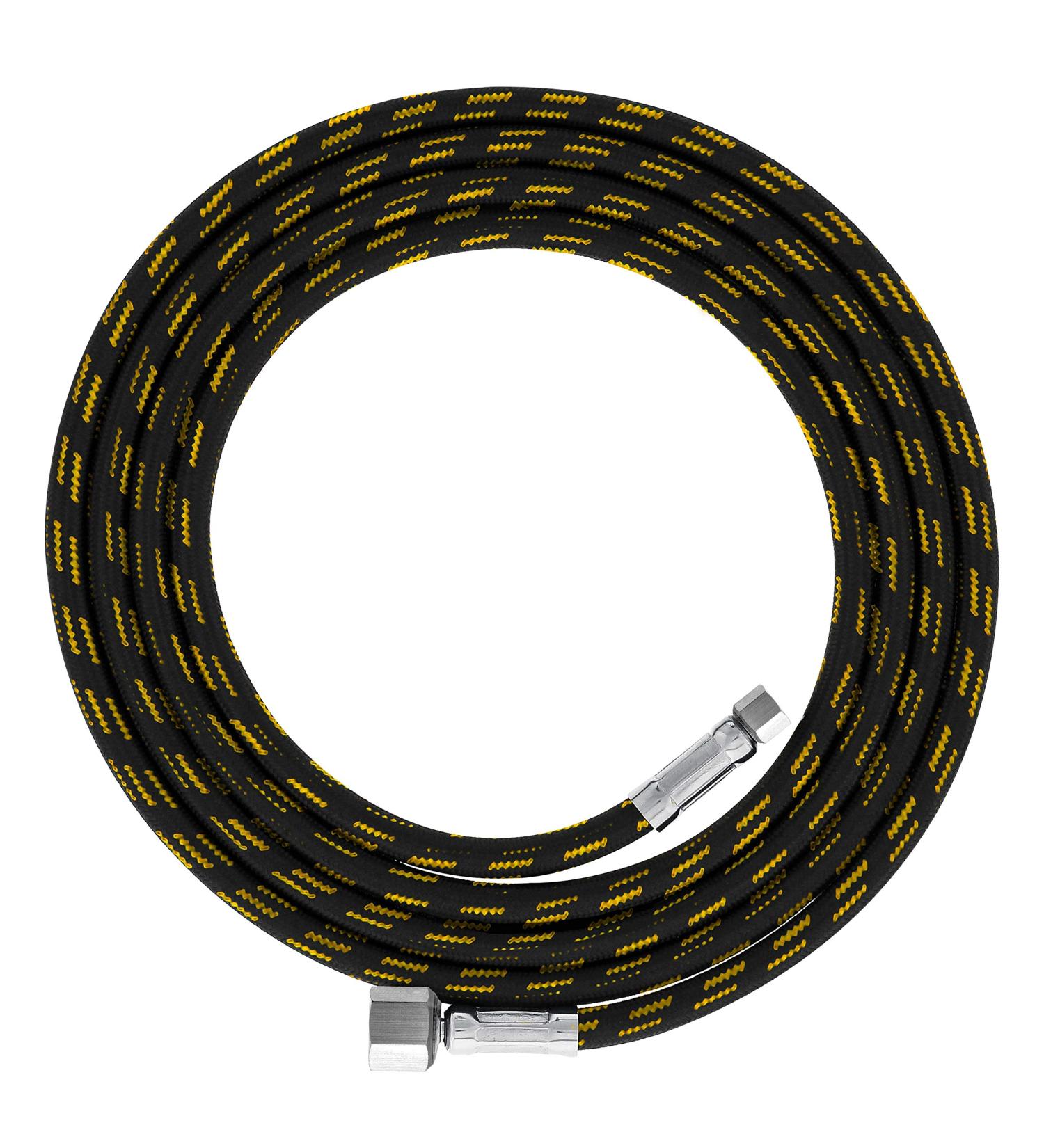 Master Airbrush Premium 6ft Nylon Braided Hose - 1/8 to 1/4 Fittings (Color May Vary) - Buy Online on GoSupps.com