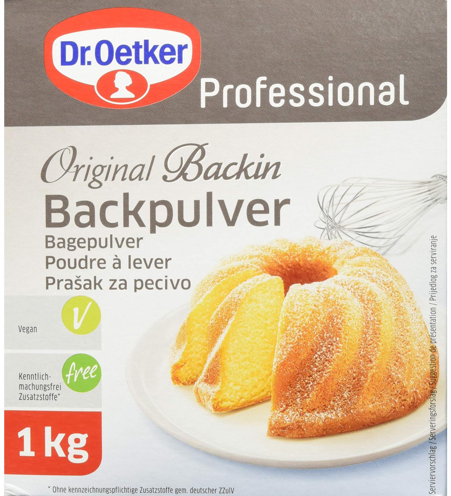 Dr. Oetker Professional Baking Powder - 1kg Pack | Original Quality for Perfect Baking - Buy Internationally - Buy Online on GoSupps.com
