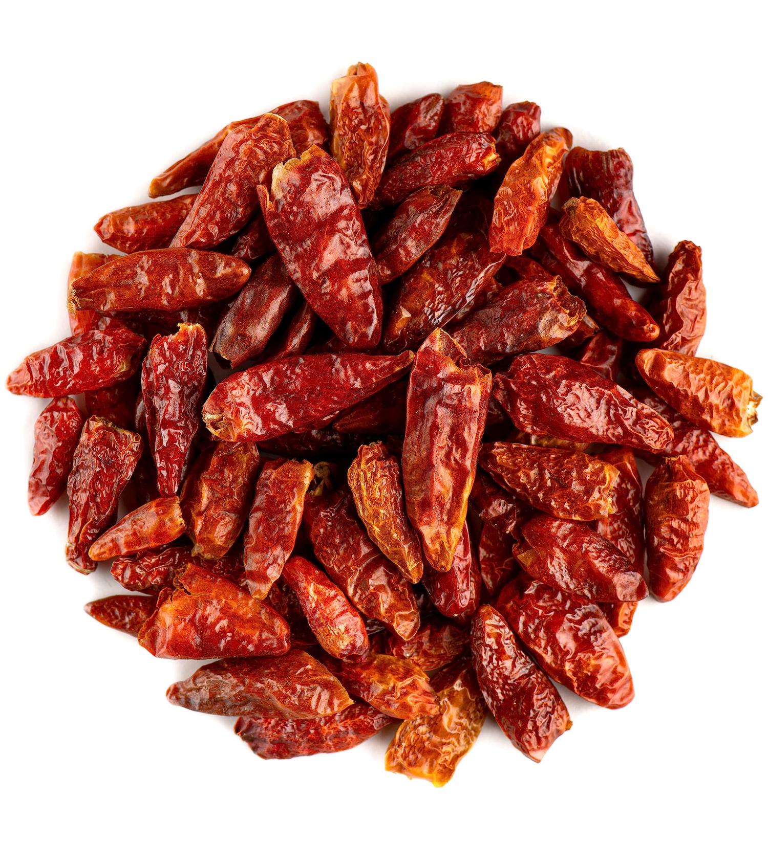 Organic Cayenne Pepper Whole Spice - Hot and Spicy - Dried Red Peppers 700g - Buy Online on GoSupps.com