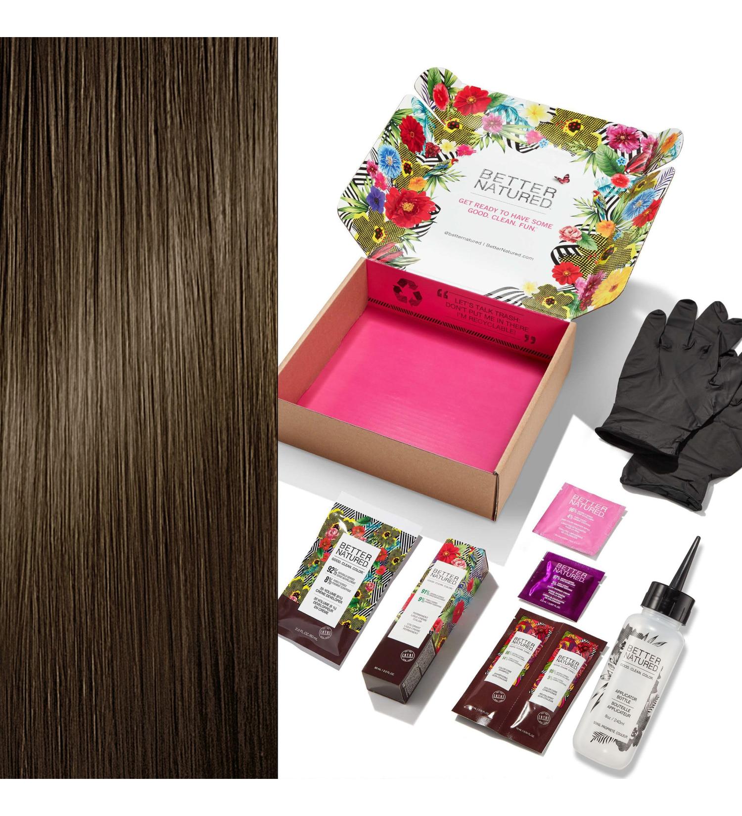 5N Light Natural Brown Permanent Hair Color Dye Kit - 8 Weeks Radiant Color | Includes Developer Barrier Cream & More - Buy Online on GoSupps.com