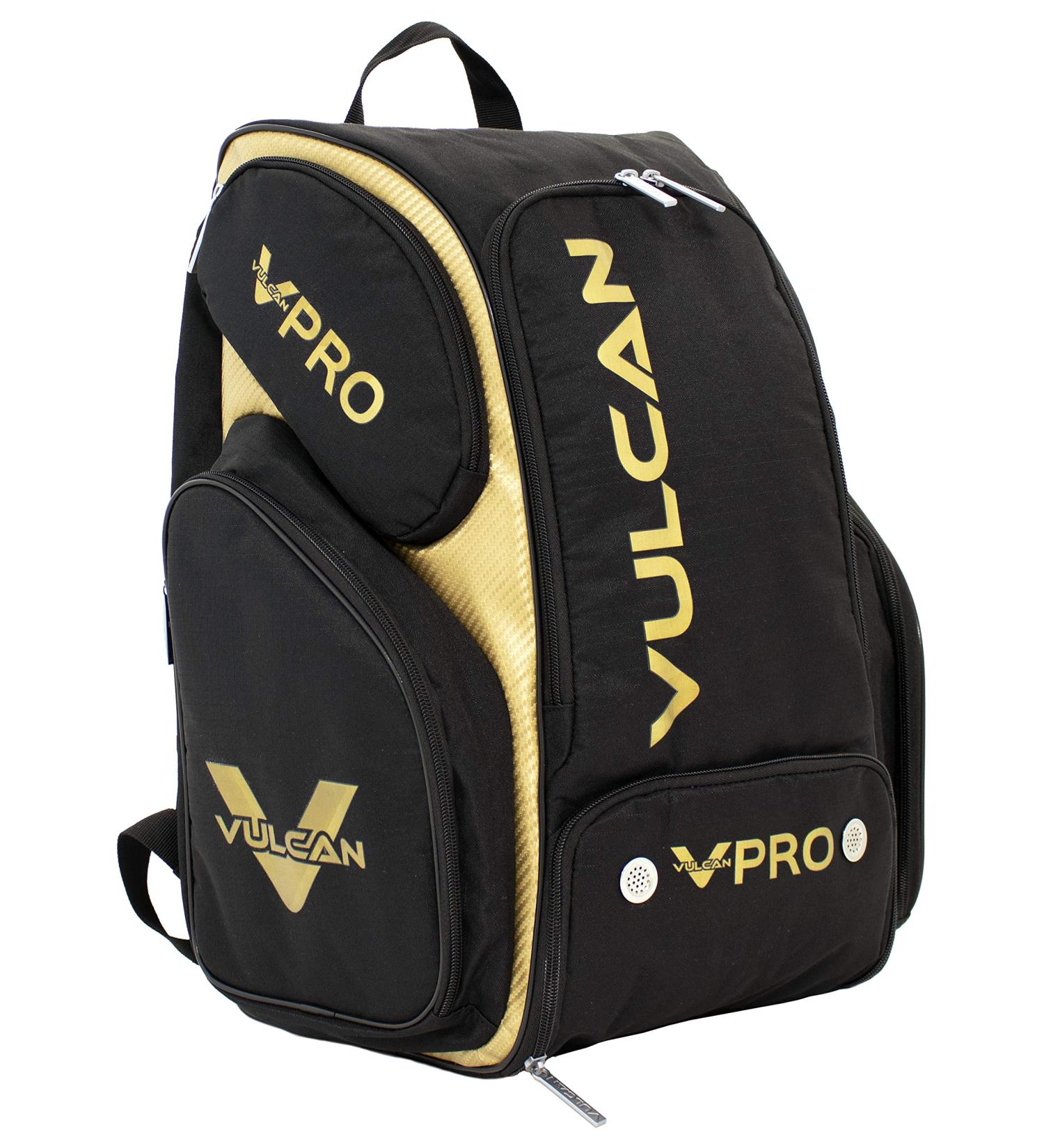 Vulcan VPRO Pickleball Backpack (Black/Gold)