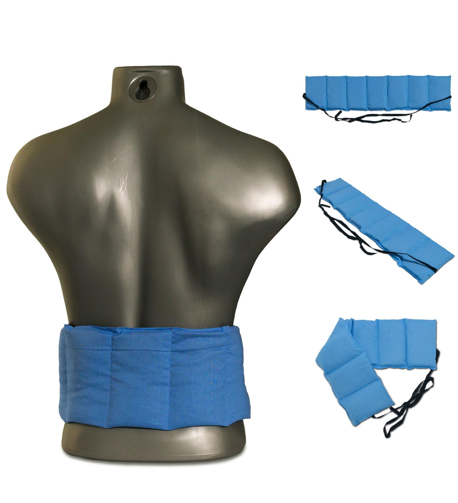 Cherry Stone Pillow 7-Chamber with Band - 65x15 Light Blue | Heat & Grain Therapy - Buy Online on GoSupps.com