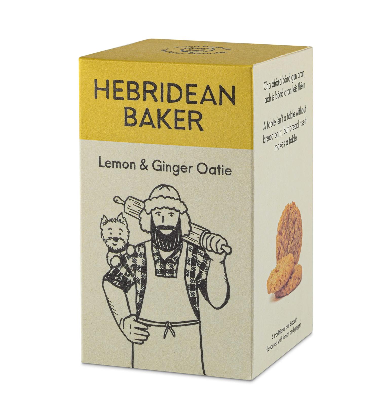 Hebridean Baker - Lemon and Ginger Oaties 150g - Buy Online on GoSupps.com