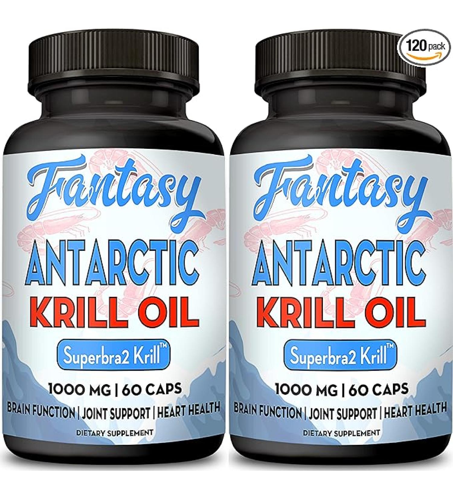 Pure Antarctic Krill Oil 1000mg with Astaxanthin  Omega 3 6 9 EPA DHA - 120 Capsules | Non-GMO  Gluten-Free  Mercury-Free  Wild-Caught - Buy Online on GoSupps.com