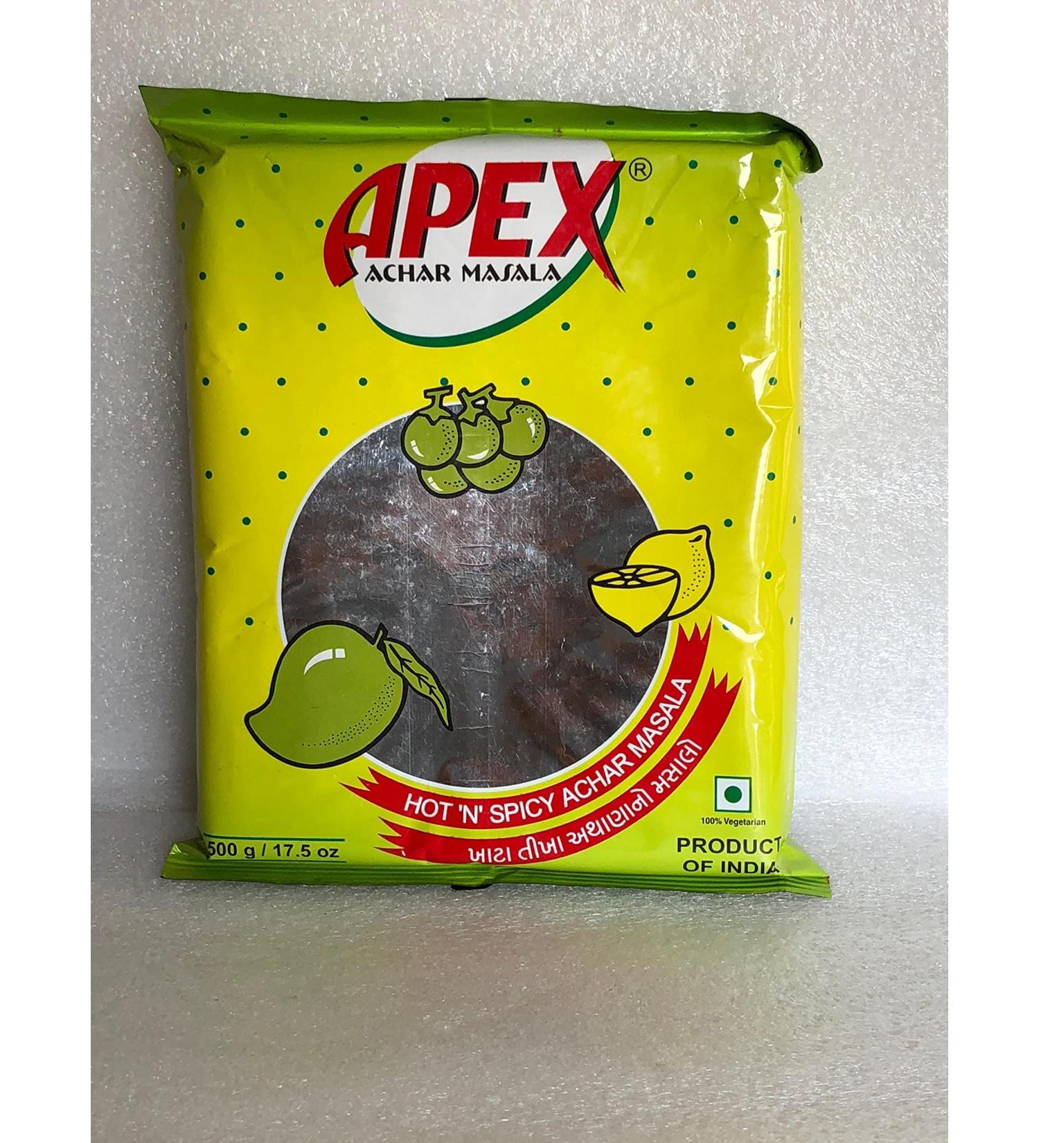 APEX Hot n Spicy Achar Masala 500g - Premium Quality Spice Blend - Buy Online on GoSupps.com