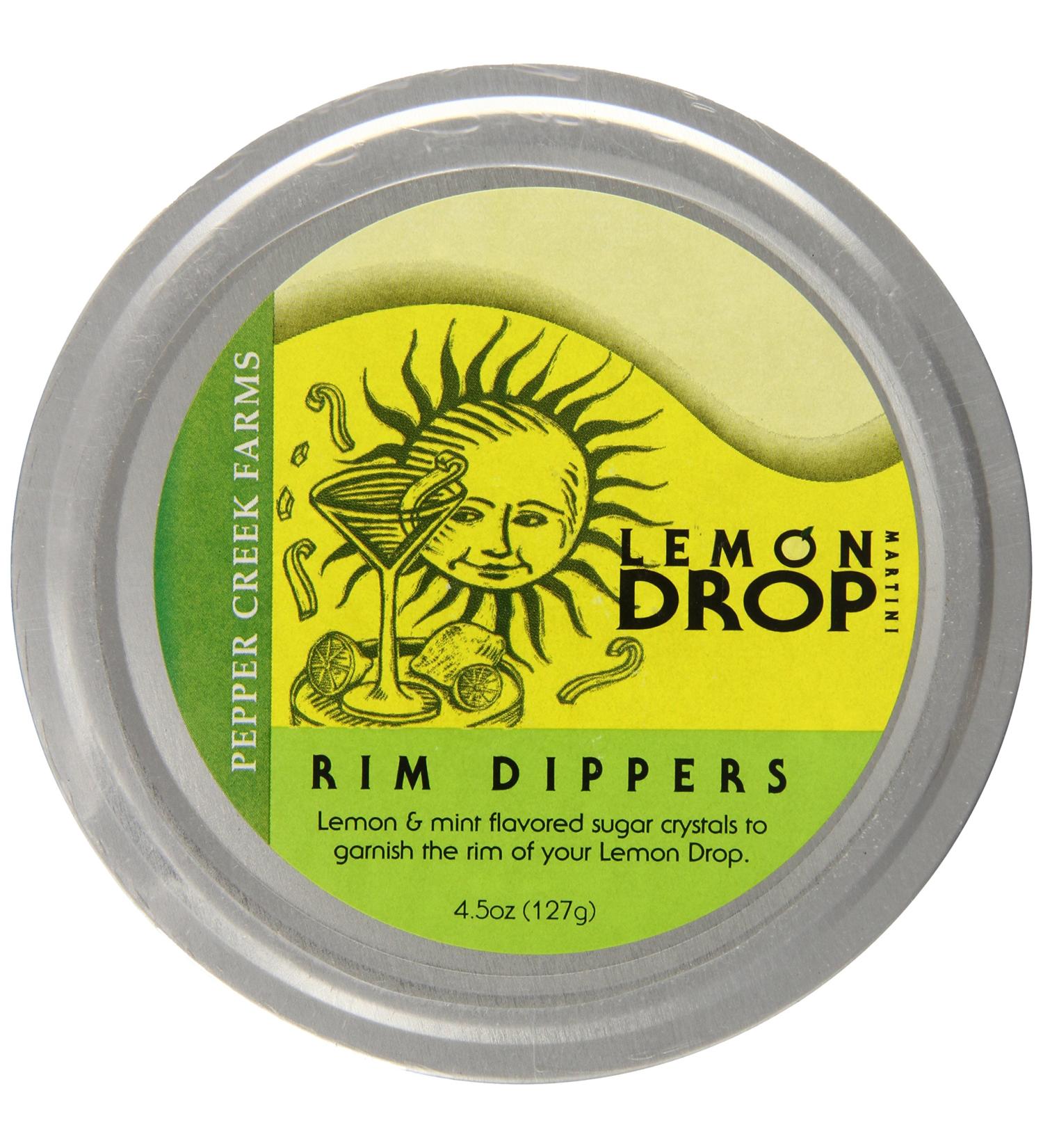 Buy Pepper Creek Farms Rim Dipper Lemon Drop 4.5 Oz Premium Flavor for Cocktails & Snacks | International Shipping Available - Buy Online on GoSupps.com