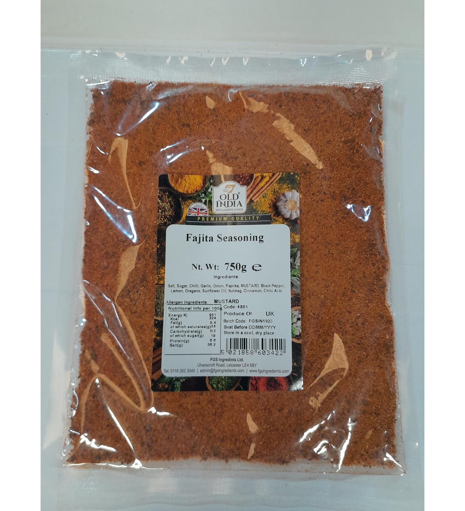 Old India Fajita Seasoning 750g 750 g (Pack of 1)