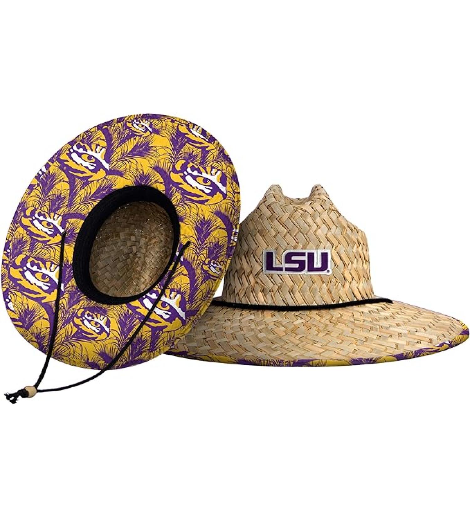 foco Men's NFL Team Logo Floral Lifeguard Beach Straw Sun Hat - Buy Online on GoSupps.com