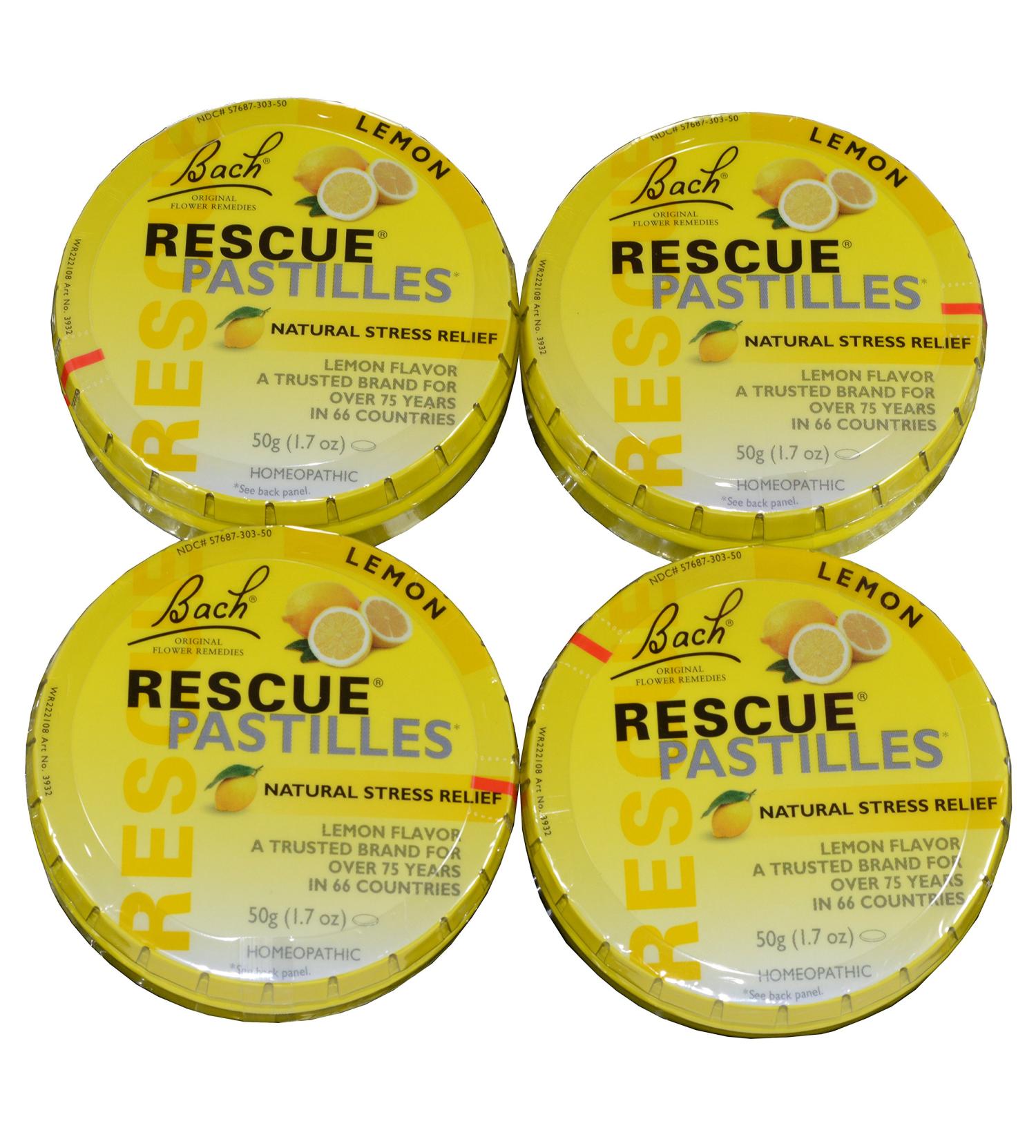 Bach Rescue Lemon Pastilles Pack of 4
