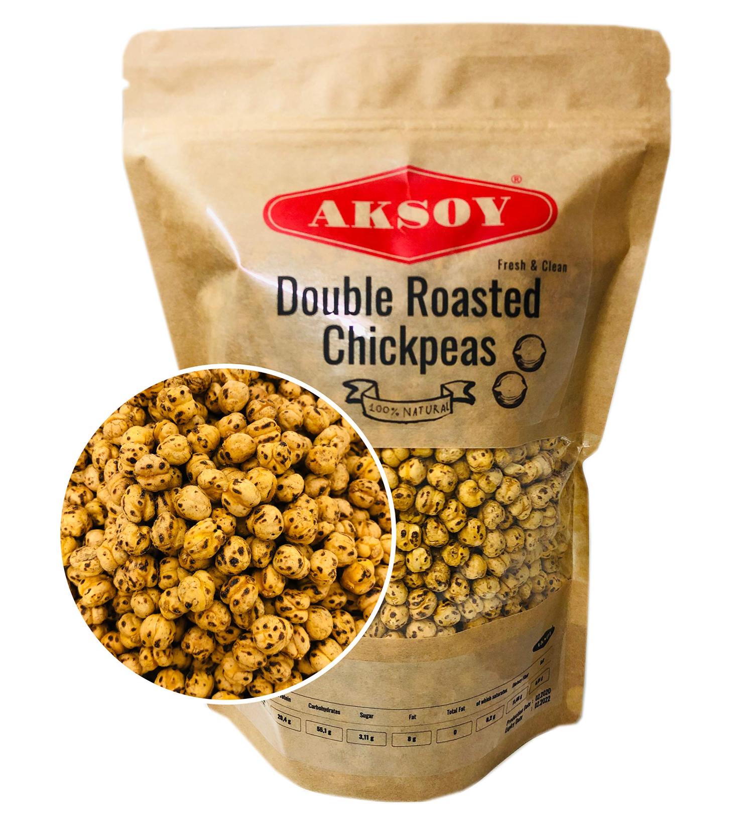 Double Roasted Chickpeas Snack Leblebi 1KG - Healthy Diet Snack - Buy Online on GoSupps.com