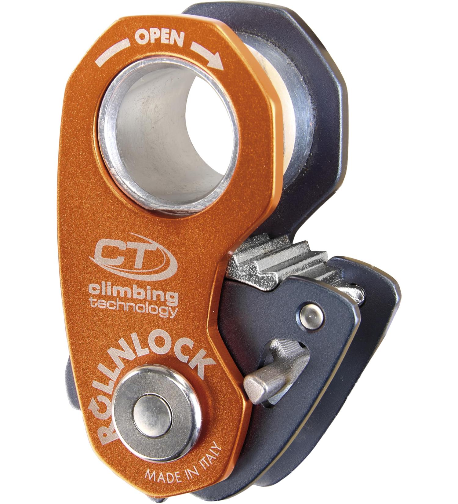Climbing Technology Rollnlock Unisex-Adult - Anthracite/Orange Lock One Size | International Shipping Available - Buy Online on GoSupps.com