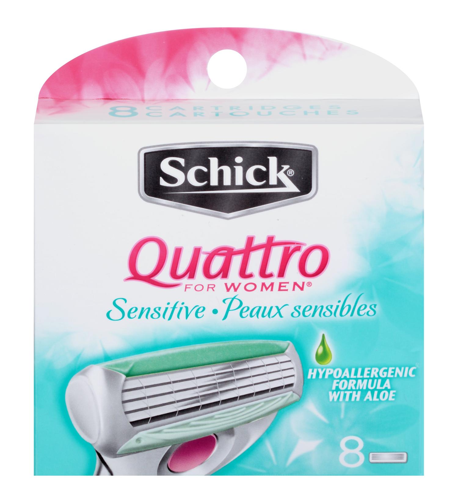 Schick Sensitive Razor Blade Refills 8 Count