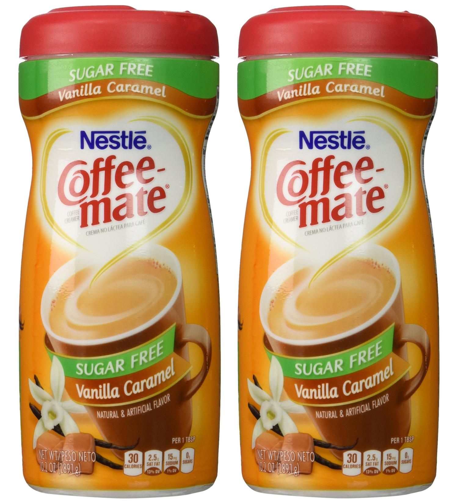 Coffee Mate Sugar Free Vanilla Caramel Powder Creamer - 10.2 oz | Low-Calorie Coffee Enhancer - Buy Online on GoSupps.com