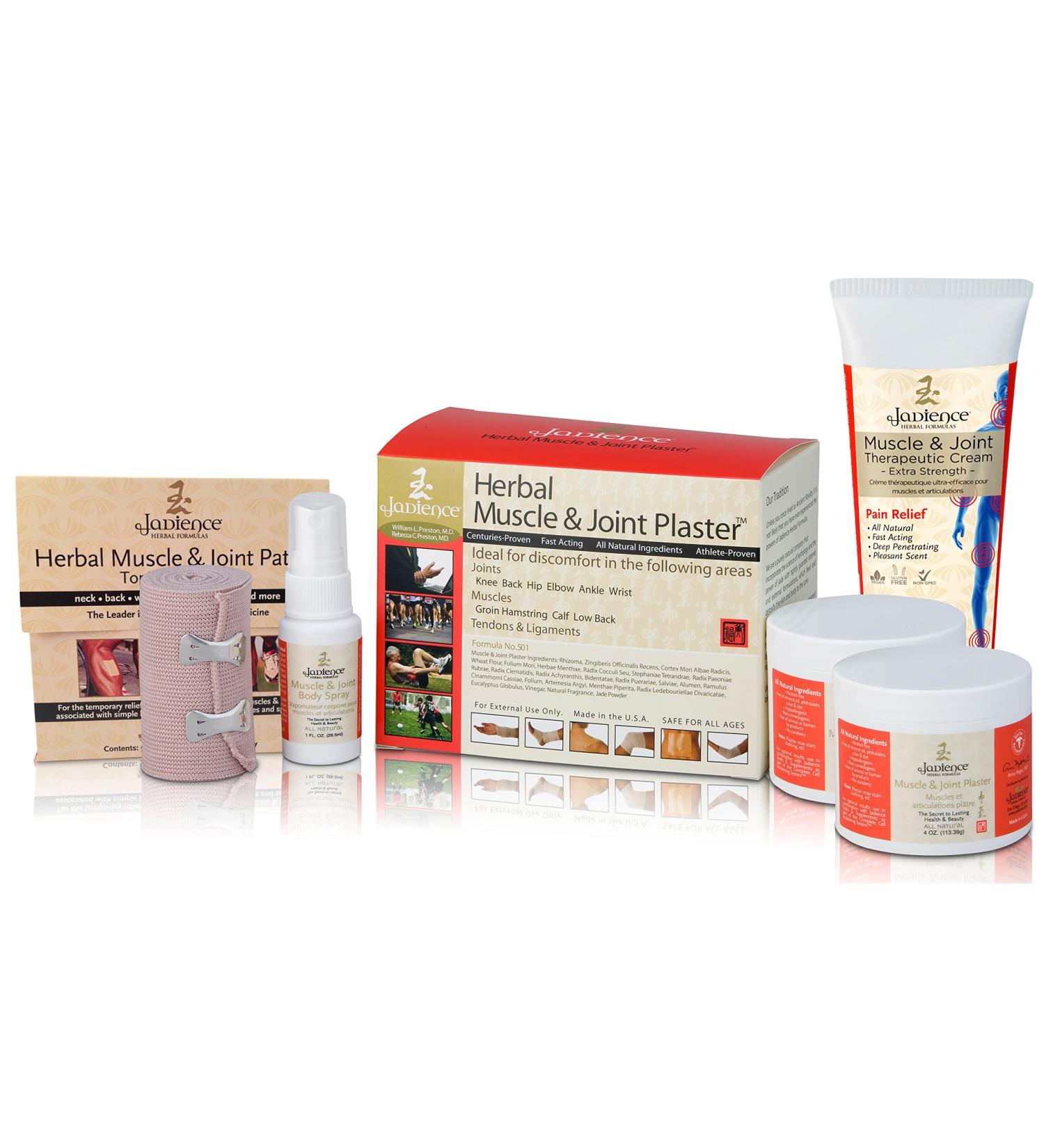 Jadience Severe Pain Relief Kit | Dit Da Jow Topical Analgesic for Muscle Pull Recovery, Joint Support, and Sciatic Nerve Relief - Buy Online on GoSupps.com