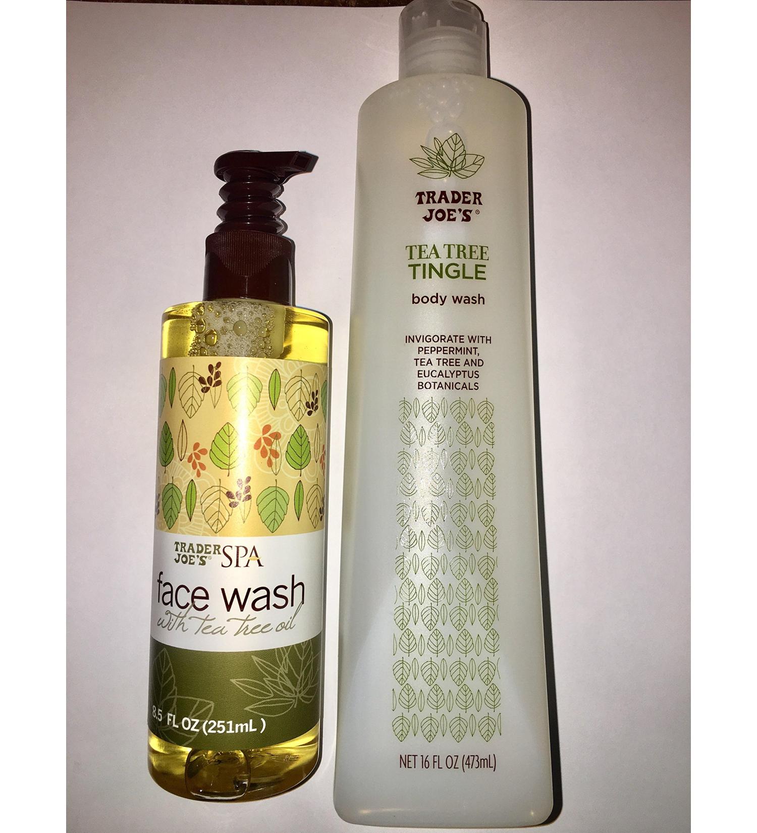 Trader Joe's Spa Face Wash & Tea Tree Tingle Body Wash - Best International Shipping - Buy Online on GoSupps.com