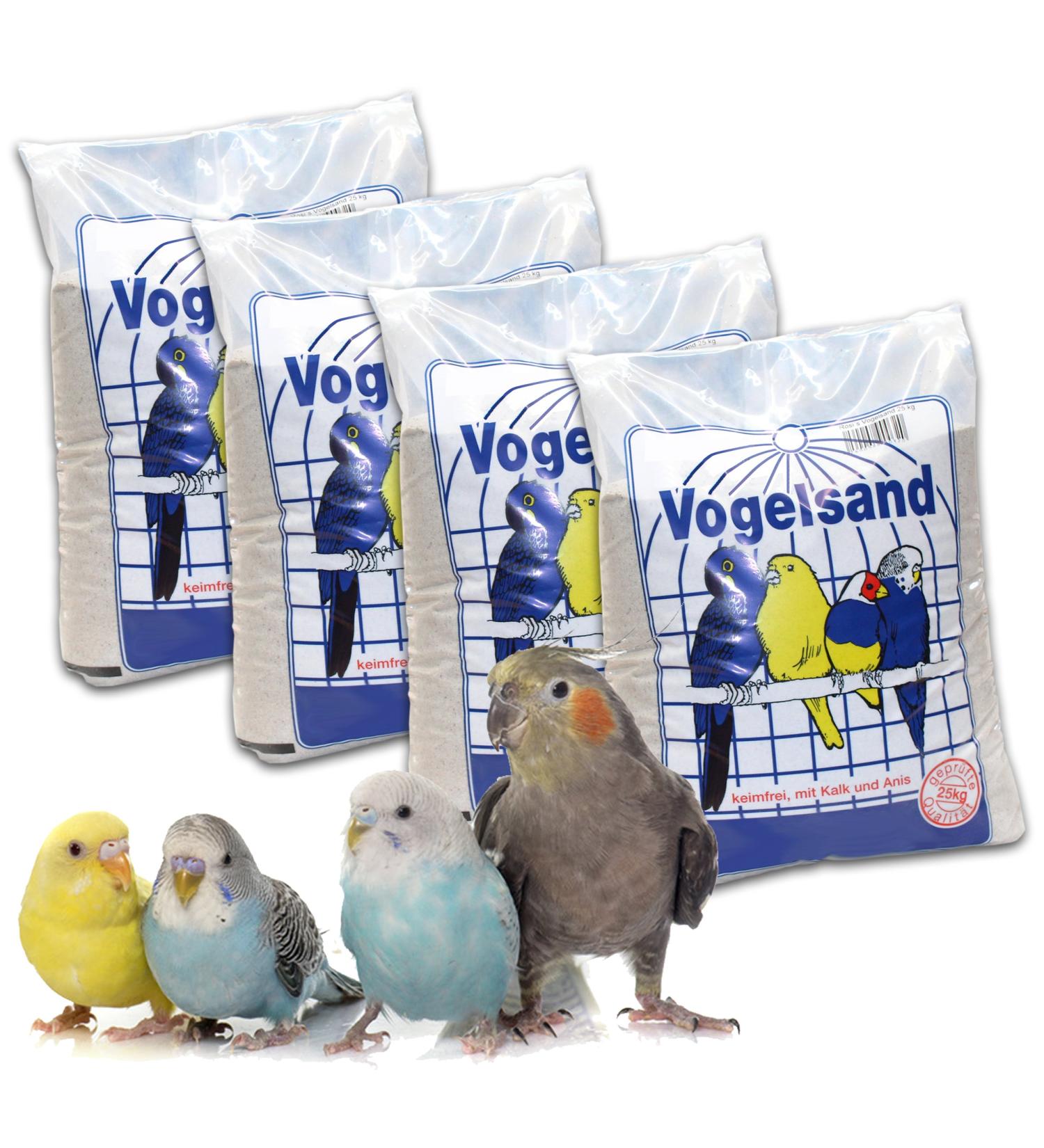 10 kg bird sand natural white with lime and anise (2 x 5 kg) hygienic + germ-free in best quality