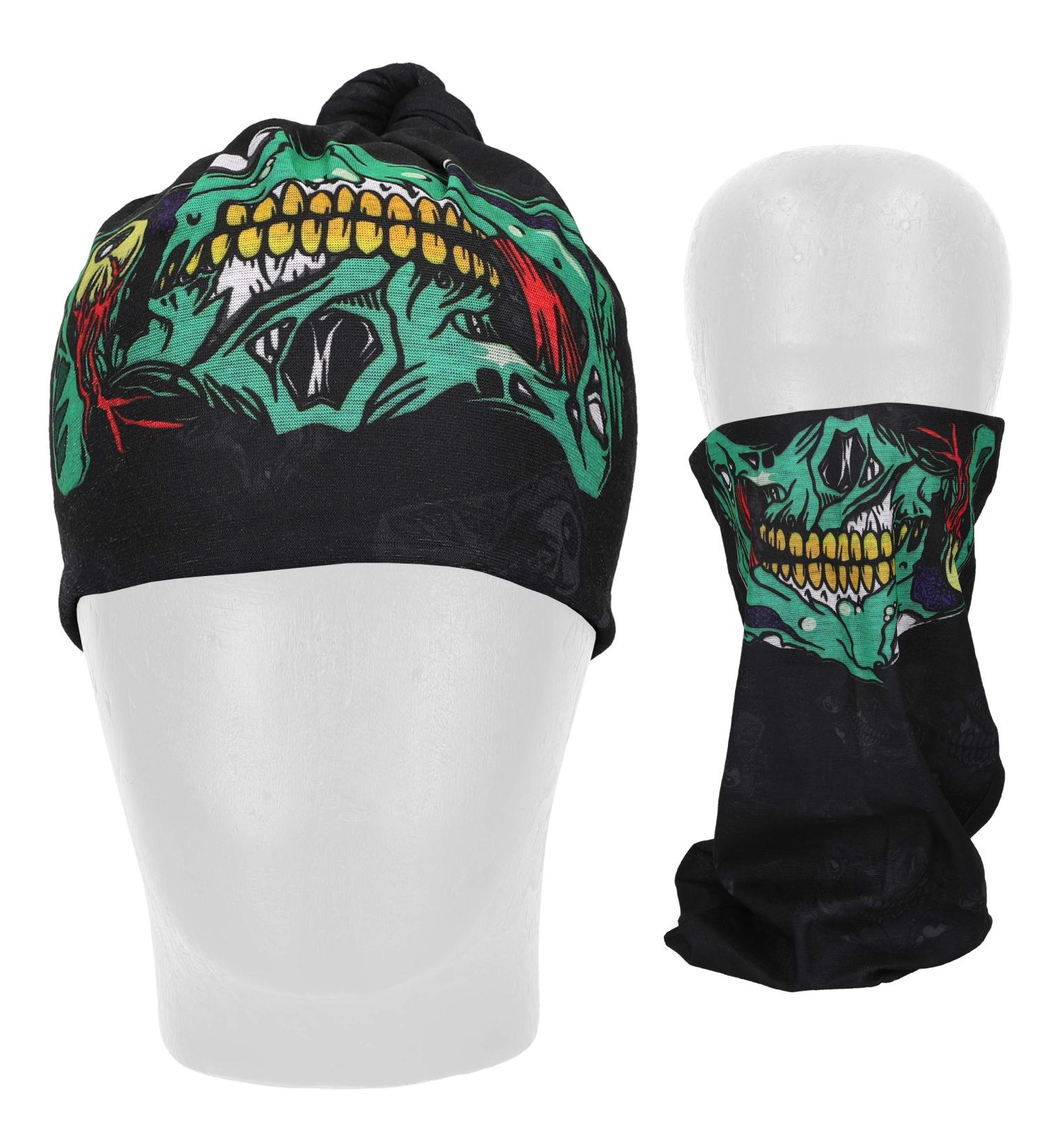 Mumbi 30456 Skull Face Cover - Green Mouth & Nose Protection for Ultimate Safety | International Shipping Available - Buy Online on GoSupps.com