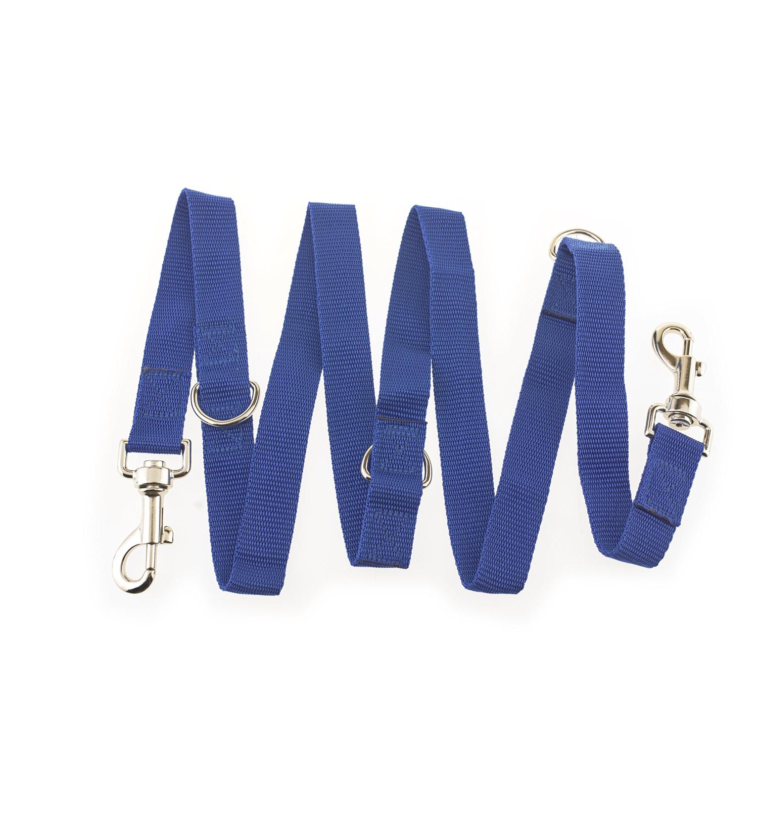 Police style dog training lead 6ft Multiple colours (Blue) - Buy Online on GoSupps.com