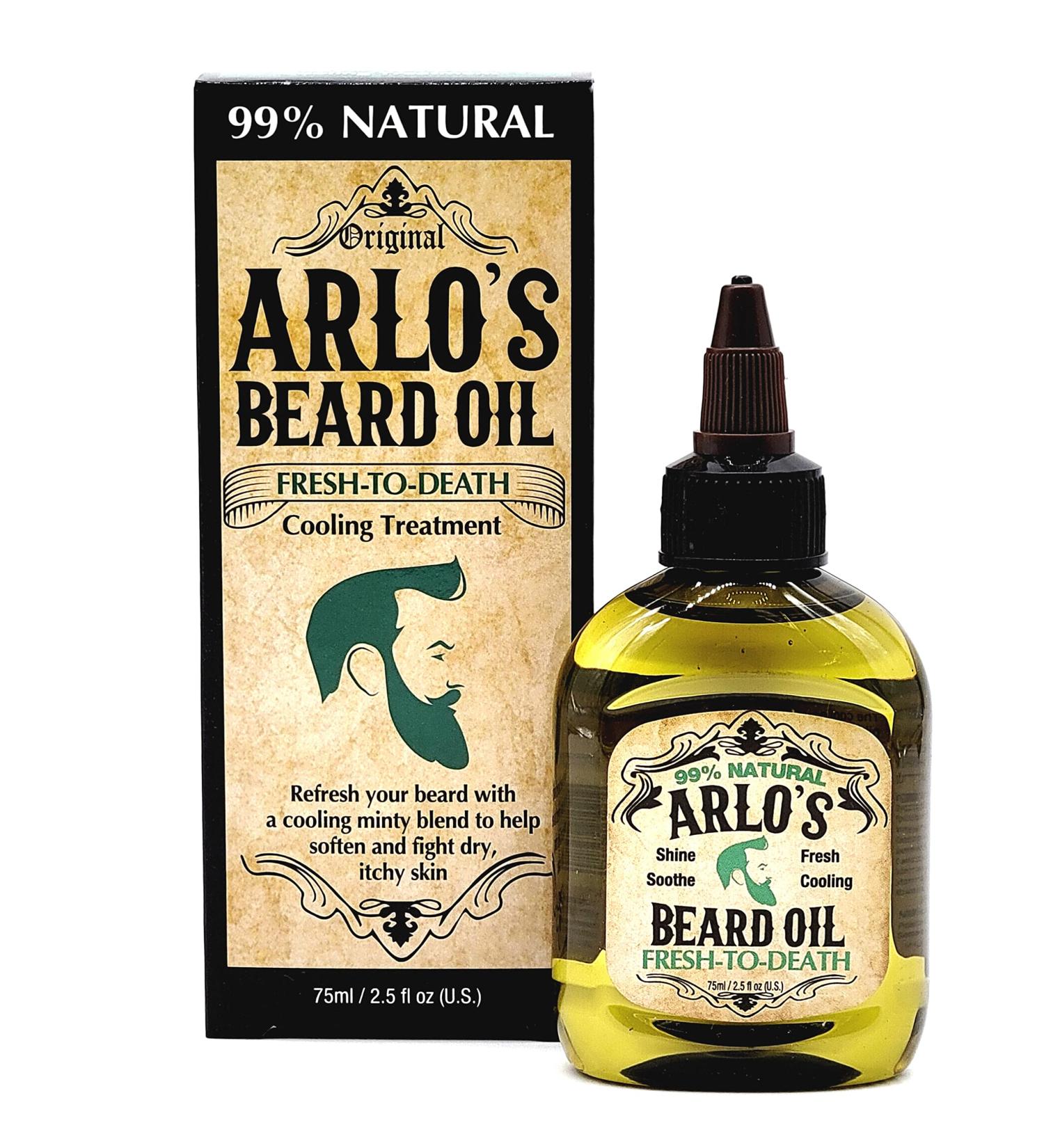 Arlo's Fresh to Death Beard Oil 75ml - Premium Grooming Solution - Buy Online on GoSupps.com