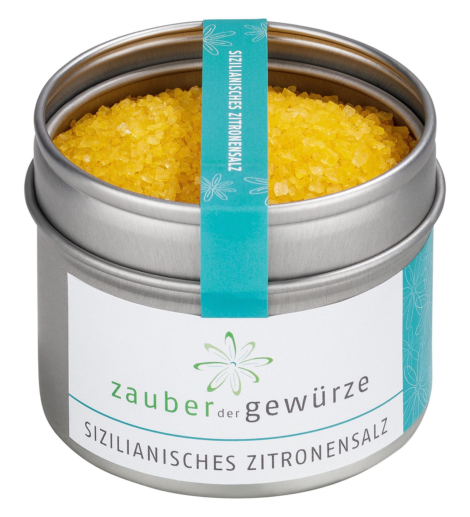 Magic of the Spices Lemon Salt - Gourmet Sicilian Salt with Fresh Lemons | 135g Aroma Can - No Flavor Enhancers - Buy Online on GoSupps.com