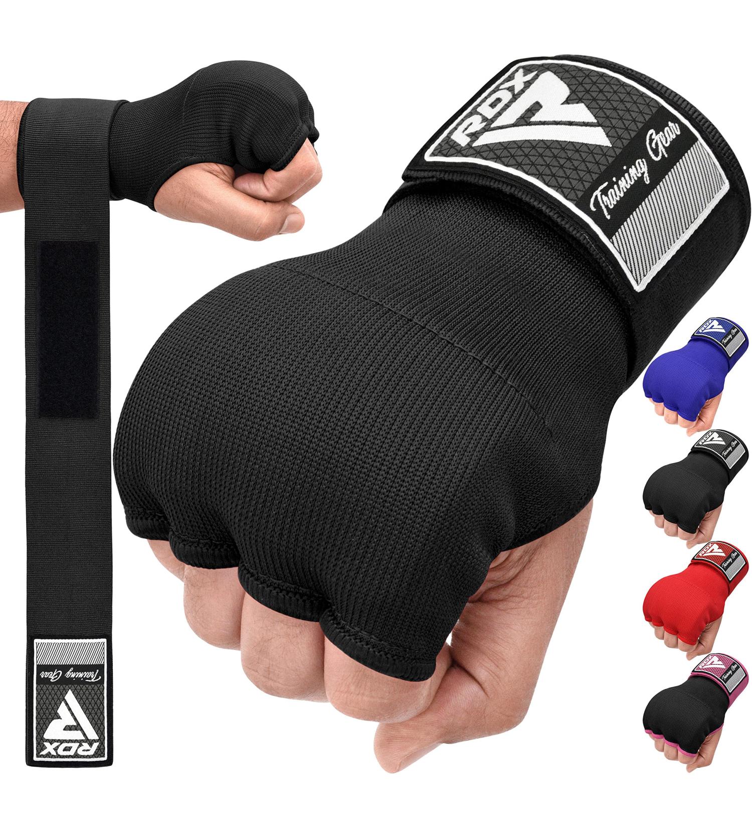 RDX Boxing Hand Wraps Inner Gloves Women Men 75cm Long - Black Large - Buy Online on GoSupps.com