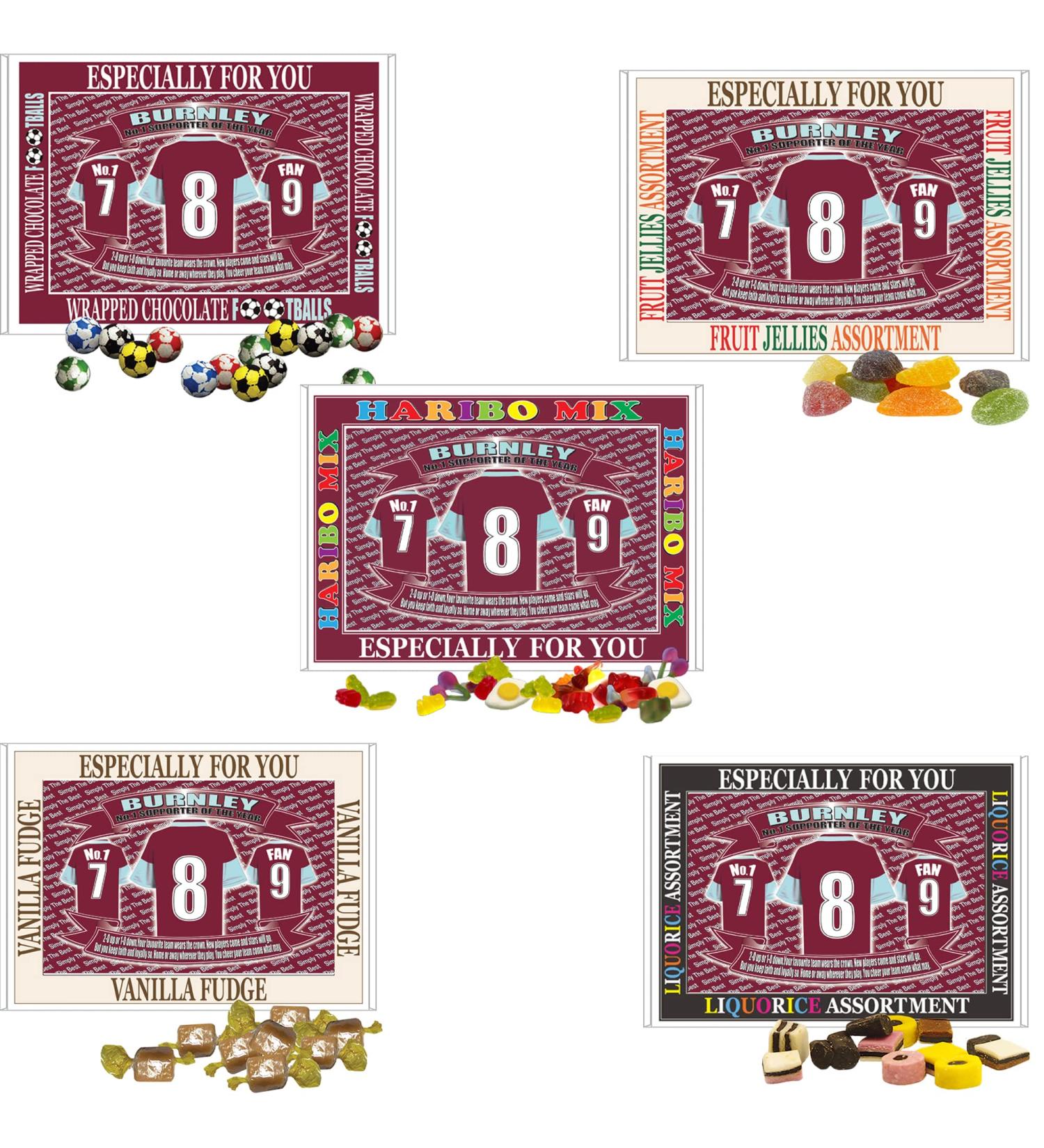 Burnley Football Shirt Gift Boxed Sweets - Buy Online on GoSupps.com