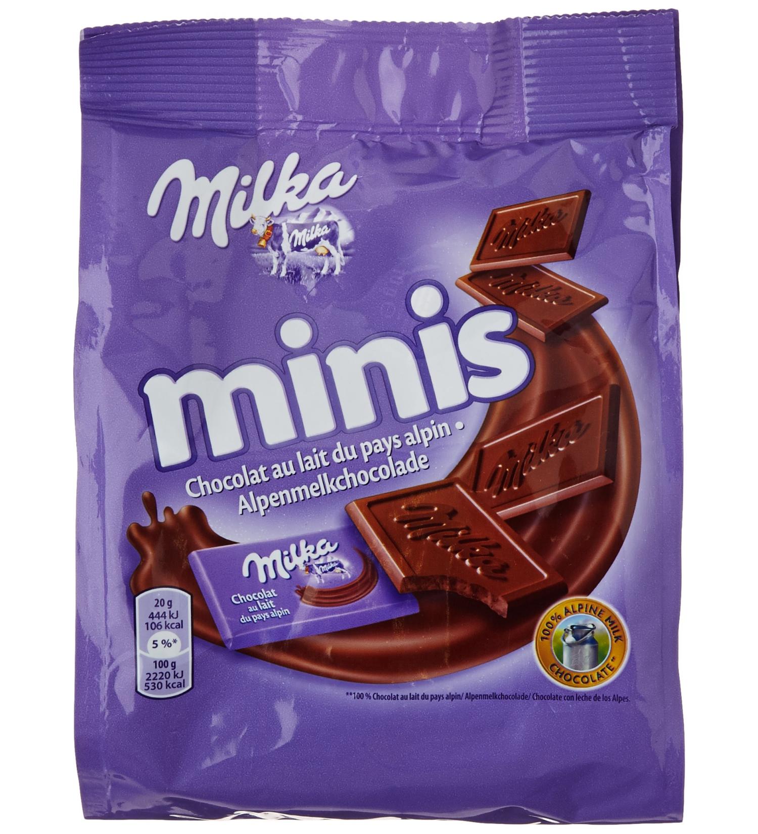  Milka Milka Mini Squares Milk Chocolate 200g - Buy Online on GoSupps.com