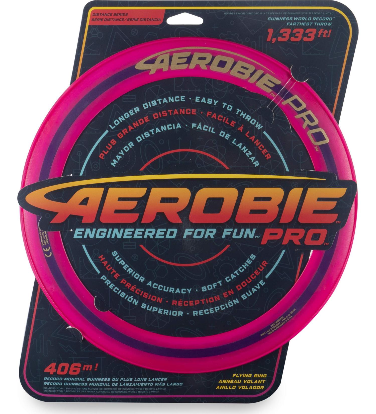 Aerobie Pro Flying Ring - 33 cm Assorted Colors | Best International Shipping | High-Performance Throwing Ring - Buy Online on GoSupps.com