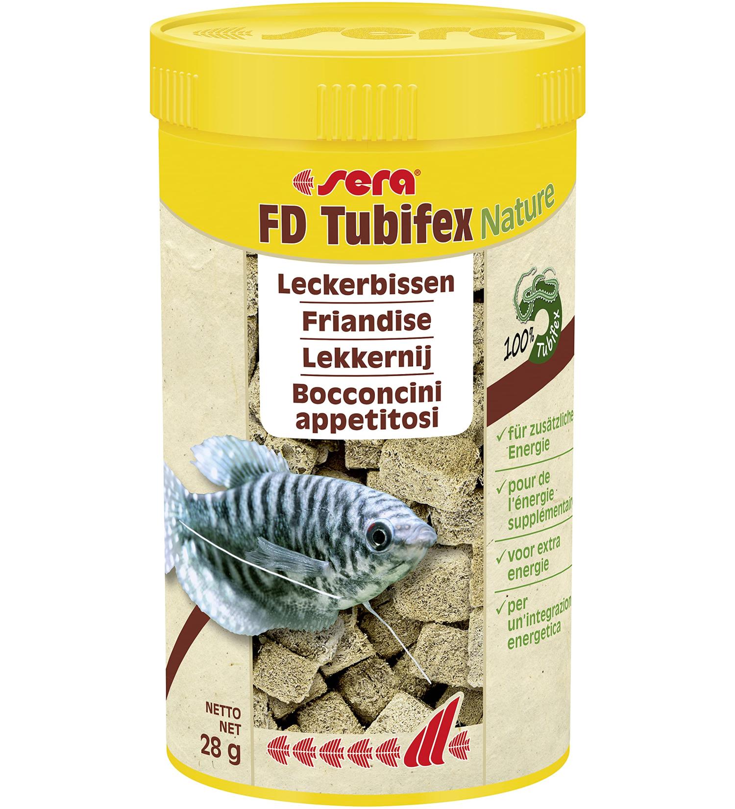 Sera Tubifex Cubes 250 ml - Premium Fish Food for Aquariums | 1 Pack Tubifex for Healthy Fish - Buy Online on GoSupps.com
