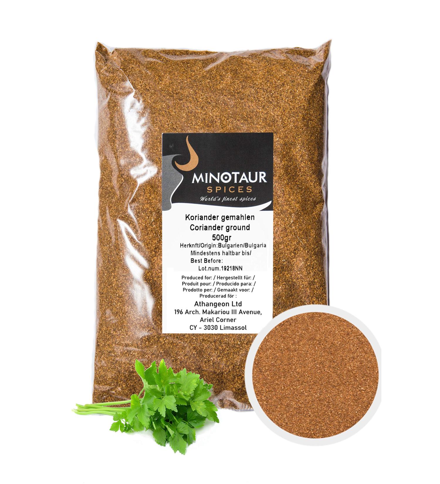 Buy Minotaur Spices Ground Coriander 1 Kg - Premium Quality | International Shipping Available - Buy Online on GoSupps.com