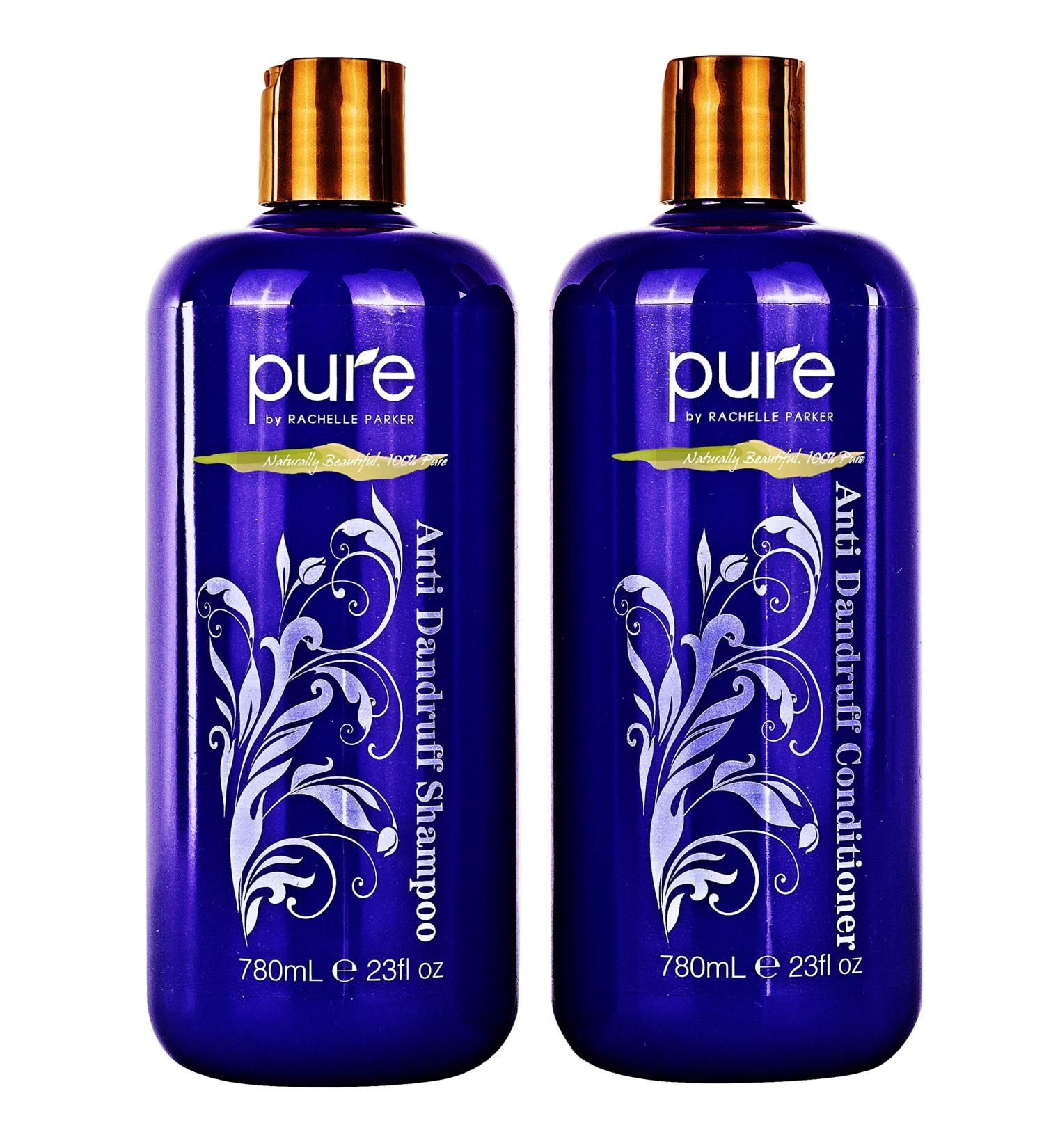 Moisture Renewal Anti Dandruff Shampoo & Conditioner Set | Organic Itchy Scalp Treatment for All Hair Types - 100% Natural & Safe - Buy Online on GoSupps.com