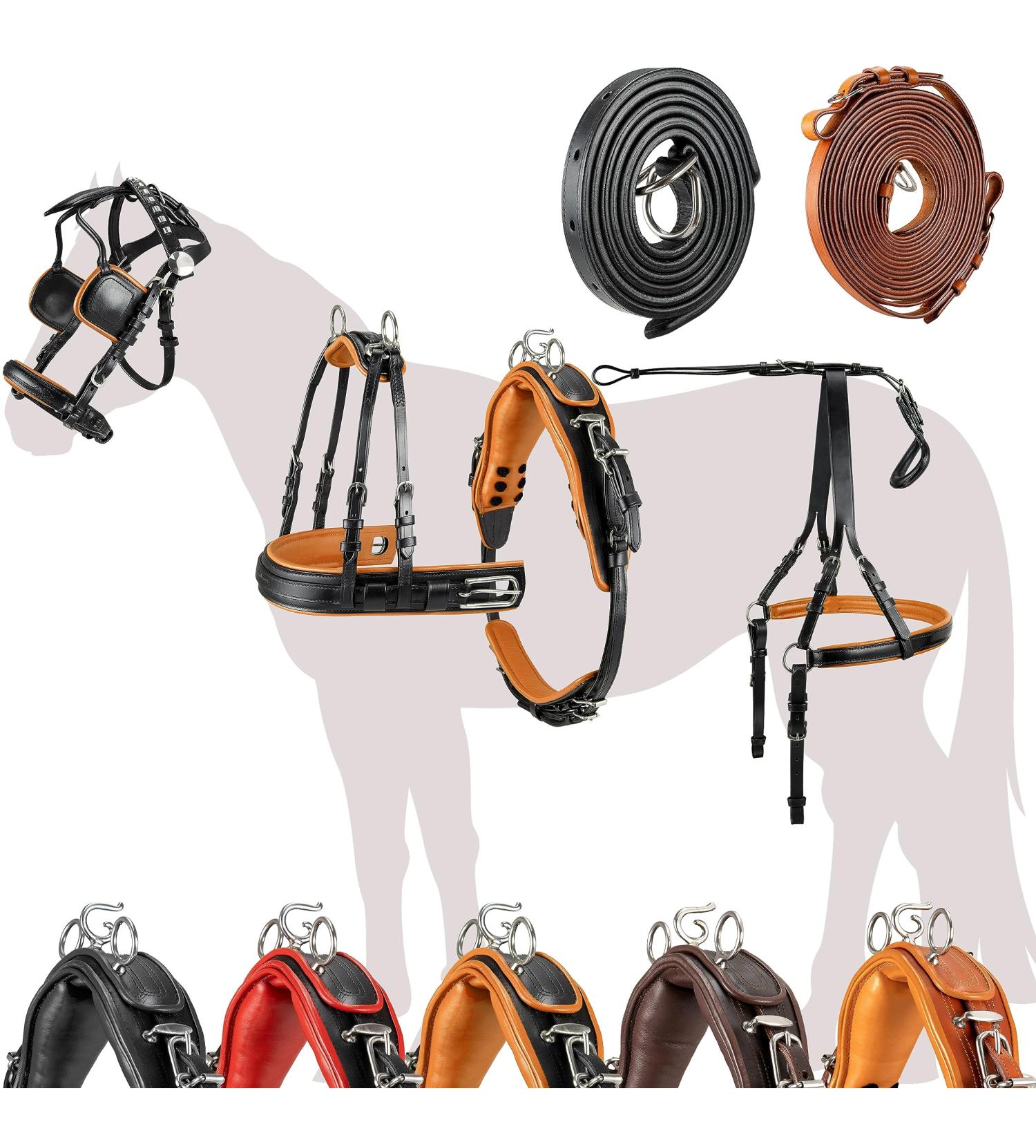 Esposita Professional Carriage Dishes for Shetland Ponies & Horses | Minishetty to XL - Cold Blood Feeders in Black & Brown - Buy Online on GoSupps.com