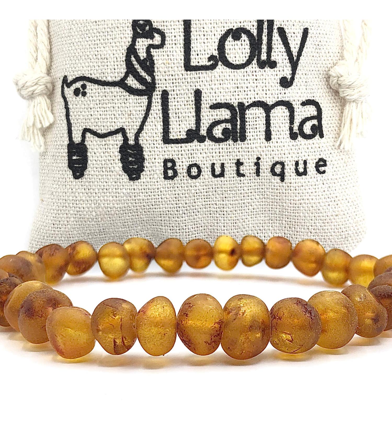 Baltic Amber Bracelet for Adults - Natural Pain Relief for Migraines, Sinus & Arthritis - Cognac (Large) - Buy Online on GoSupps.com