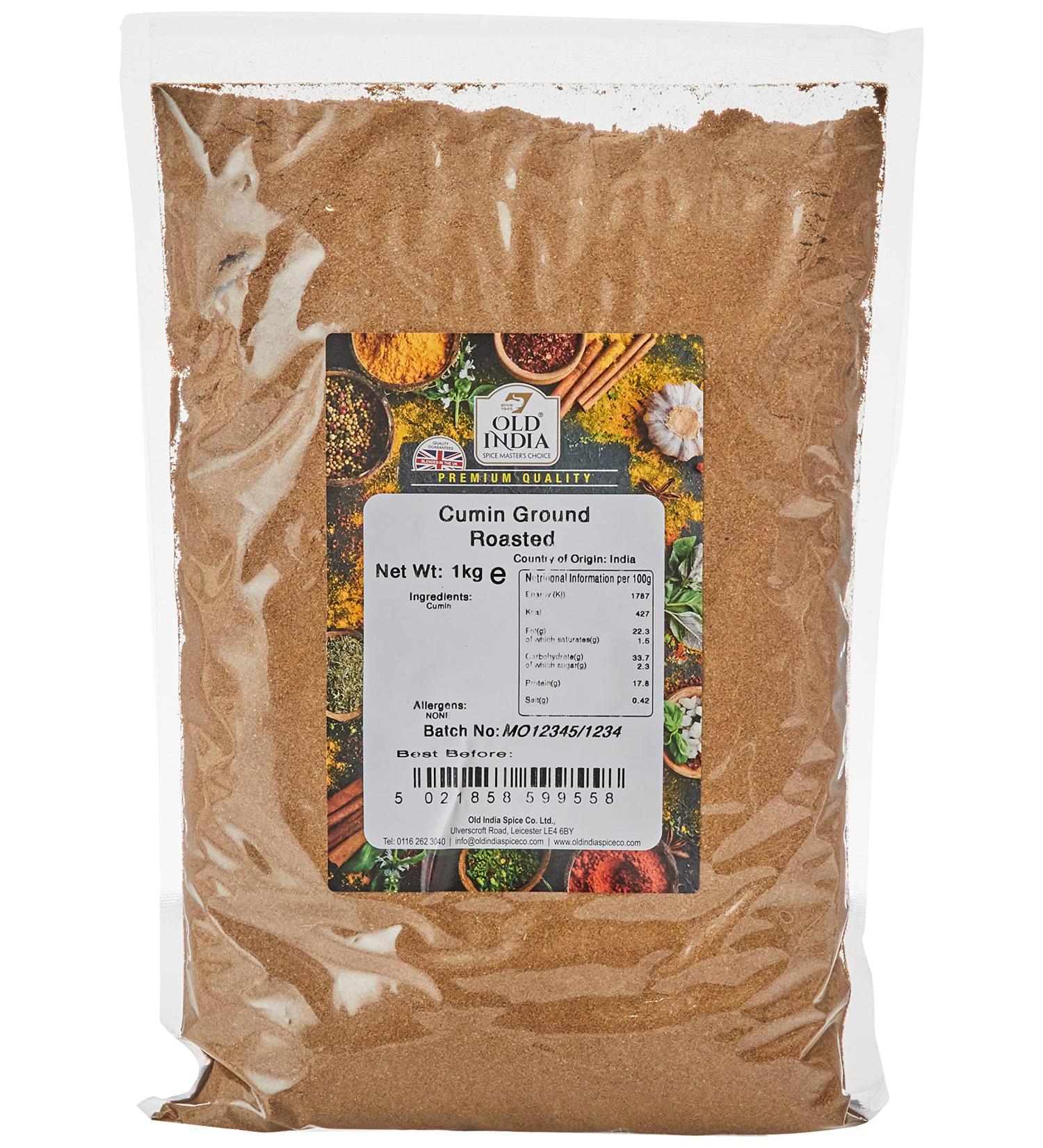 Old India Cumin Ground Roasted 1kg - Authentic Indian Spice (Pack of 1) - Buy Online on GoSupps.com