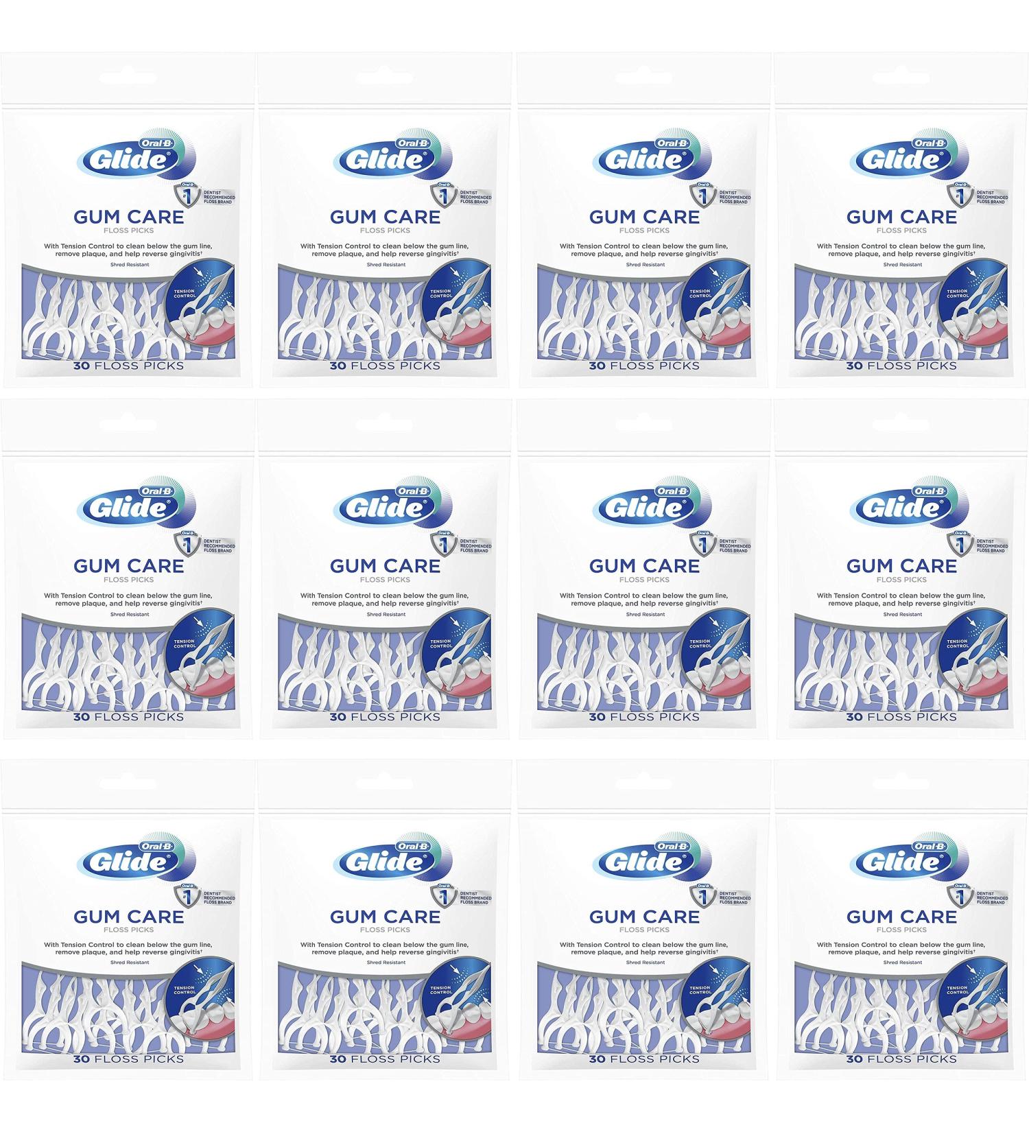 Glide Pro-Health Advanced Floss Picks 30 Ea - Pack of 12 | 749931 - Buy Online on GoSupps.com