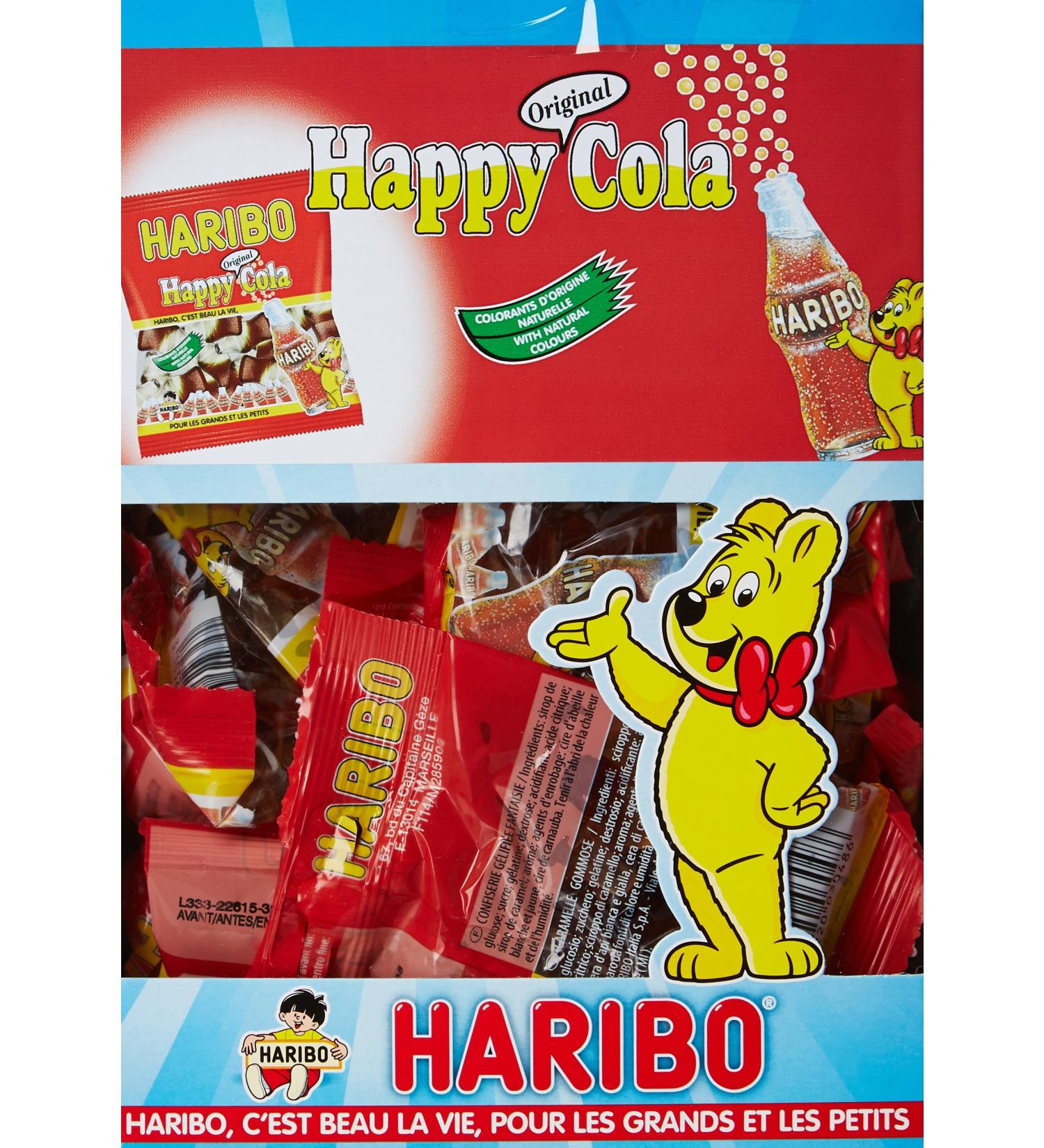 Haribo Happy Cola Jelly Candy 40g x 30 Sachets - Buy Online on GoSupps.com