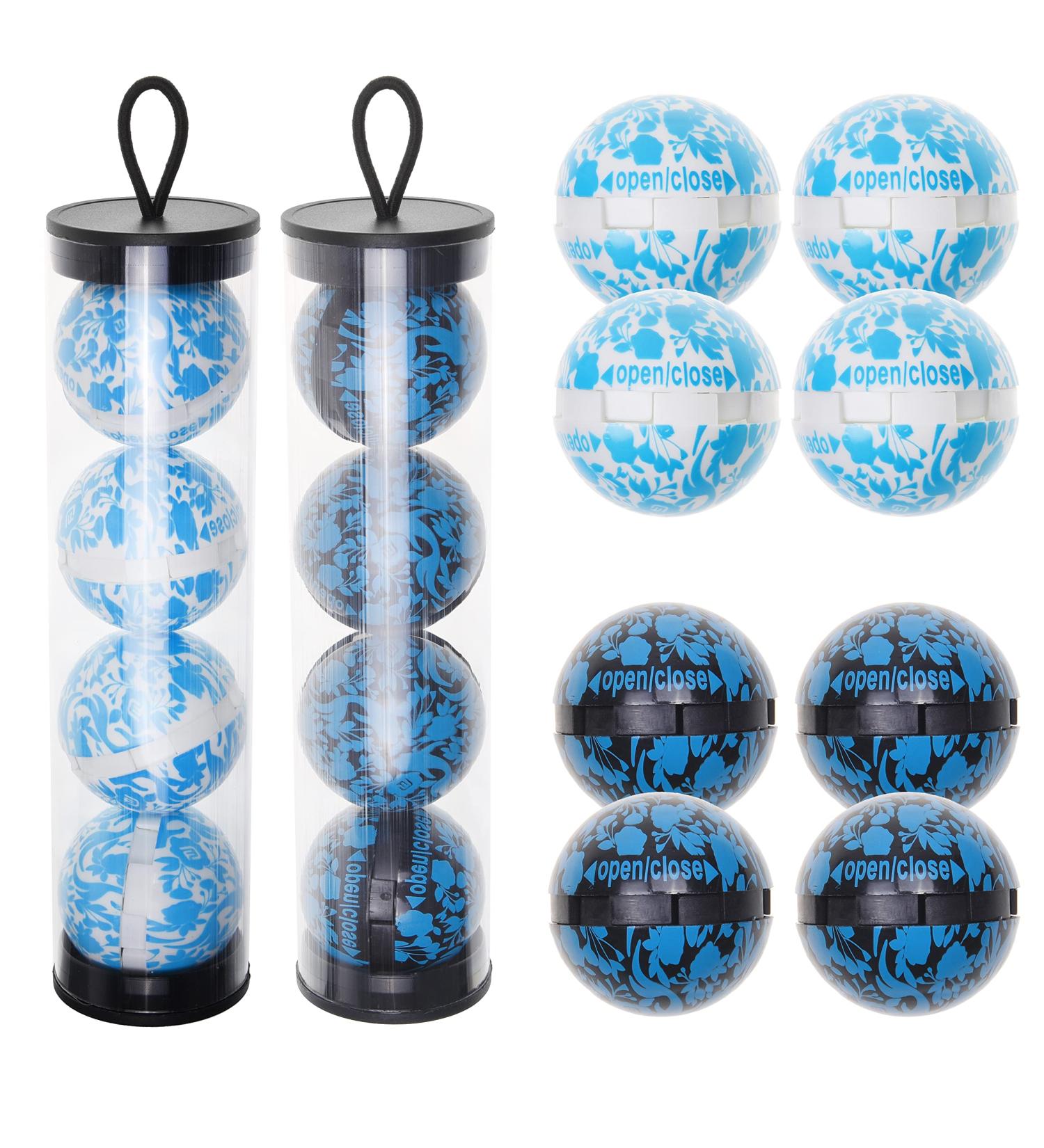 ECO-FUSED Deodorizing Balls for Sneakers Lockers Gym Bags - 8 Pack - Neutralizes Sweat Odor - Also Great for Homes Offices and Cars - Easy Twist Lock/Open Mechanism - Ocean + Linen Ocean + Linen (8 Pack) - Buy Online on GoSupps.com