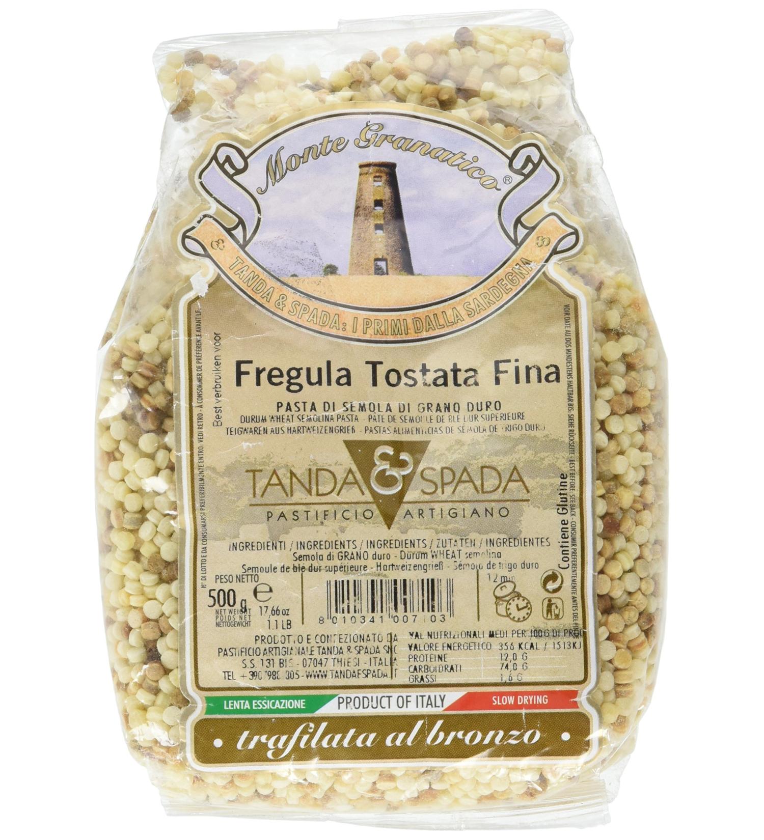 Fregula Tostata Fina  17.66 Ounce 1.1 Pound (Pack of 1) - Buy Online on GoSupps.com
