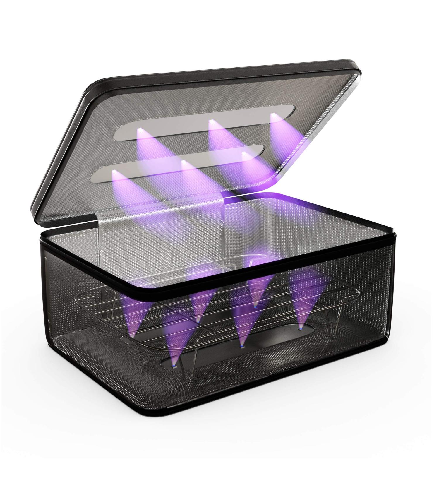 Doctor's Choice UV Sanitizer Box - Extra Large Personal UV Sterilizer for Masks, Phones, Glasses, and More - 12x8x5 Inch - Pack of 1 - Buy Online on GoSupps.com