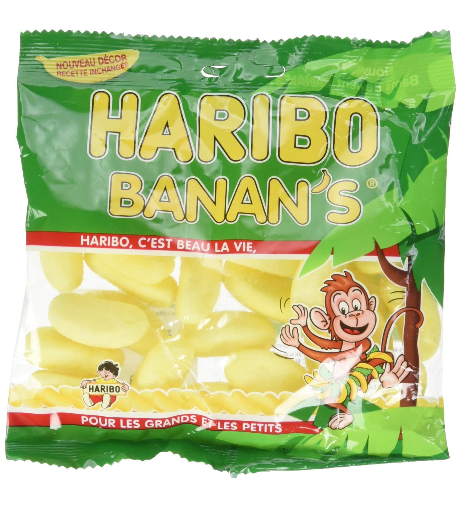 Haribo Banana's 120g - Pack of 10 - Buy Online on GoSupps.com