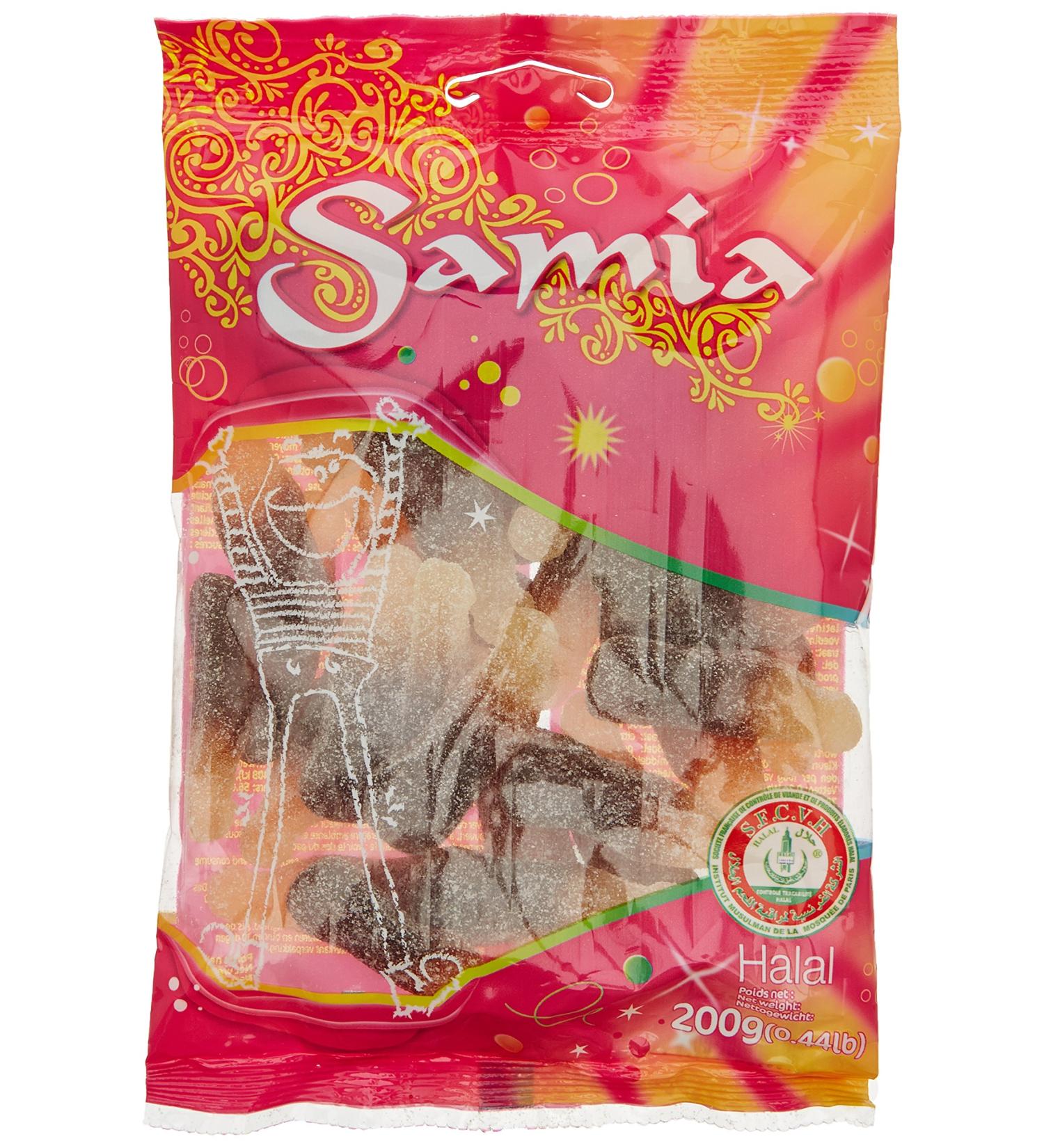 Samia Halal Gummies Cola Bottles 200g - Pack of 5 - Buy Online on GoSupps.com