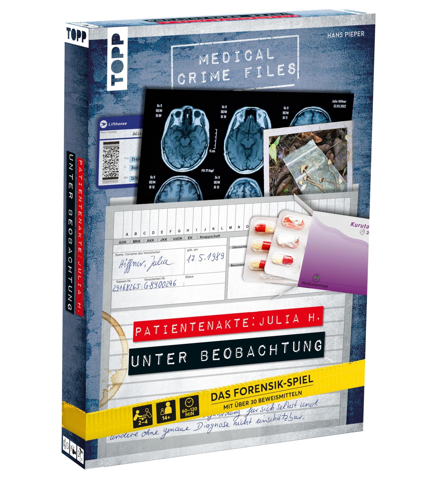 Medical Crime Files - Patient File: The Julia H. | Forensic Crime Game by Hans Pieper - Shop Now! - Buy Online on GoSupps.com