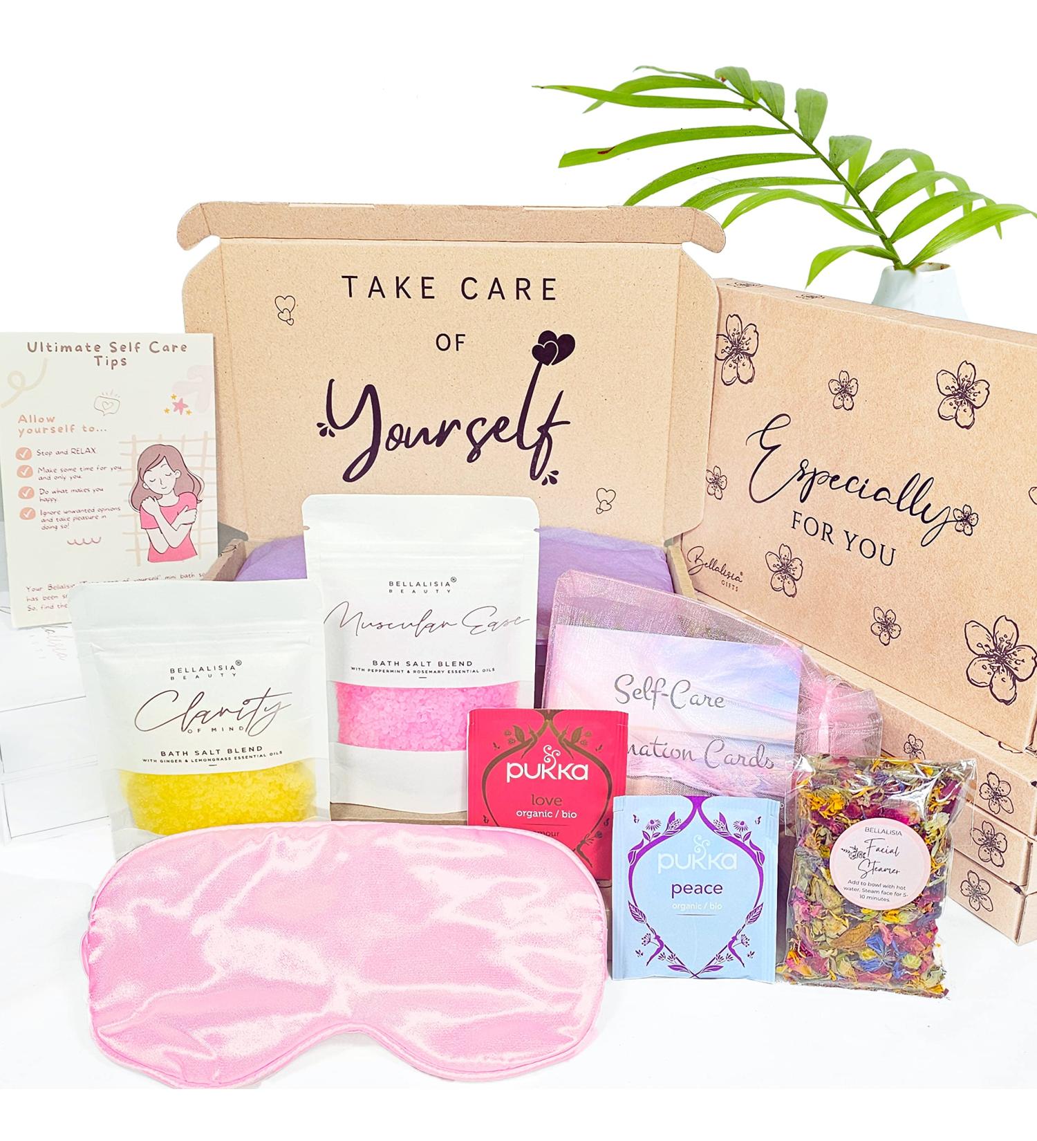 Bellalisia Self Care Gift Set - Natural Bath Salts for Mindfulness & Wellbeing | Perfect for New Moms, Baby Showers, or Get Well Soon - Buy Online on GoSupps.com